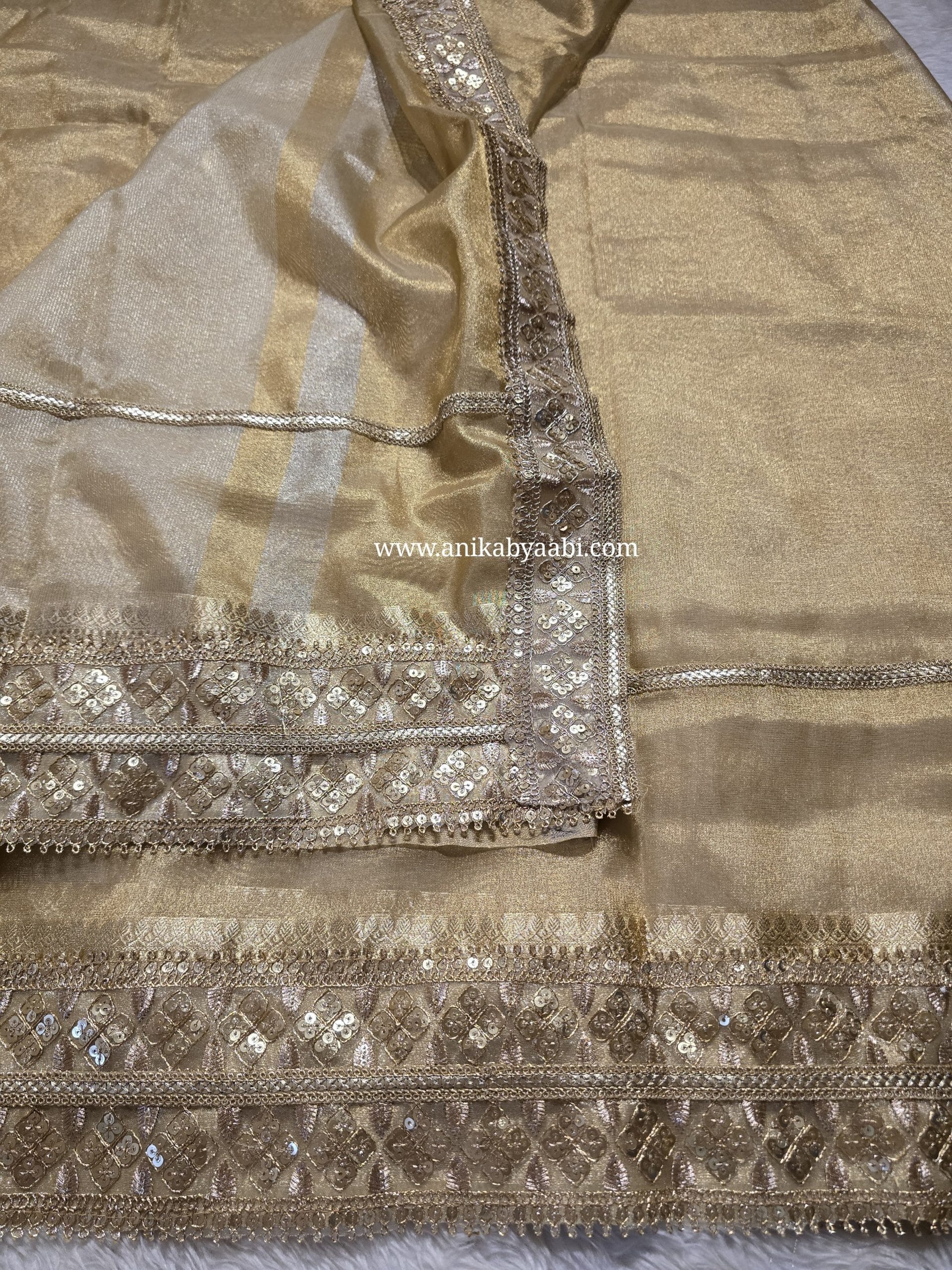 ADITI-GOLD SAREE - Image 4