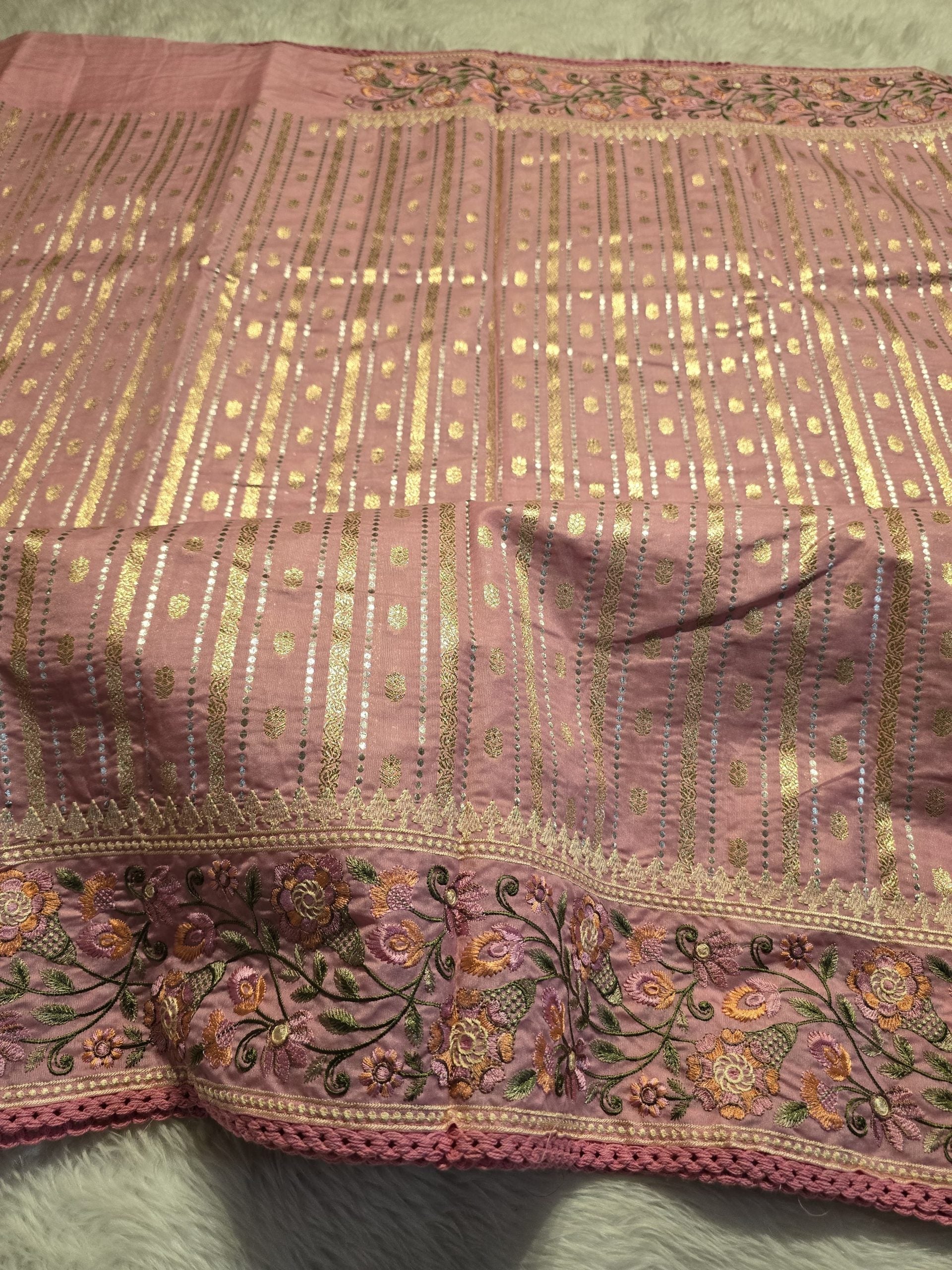 ANAHA- BABY PINK SAREE - Image 4