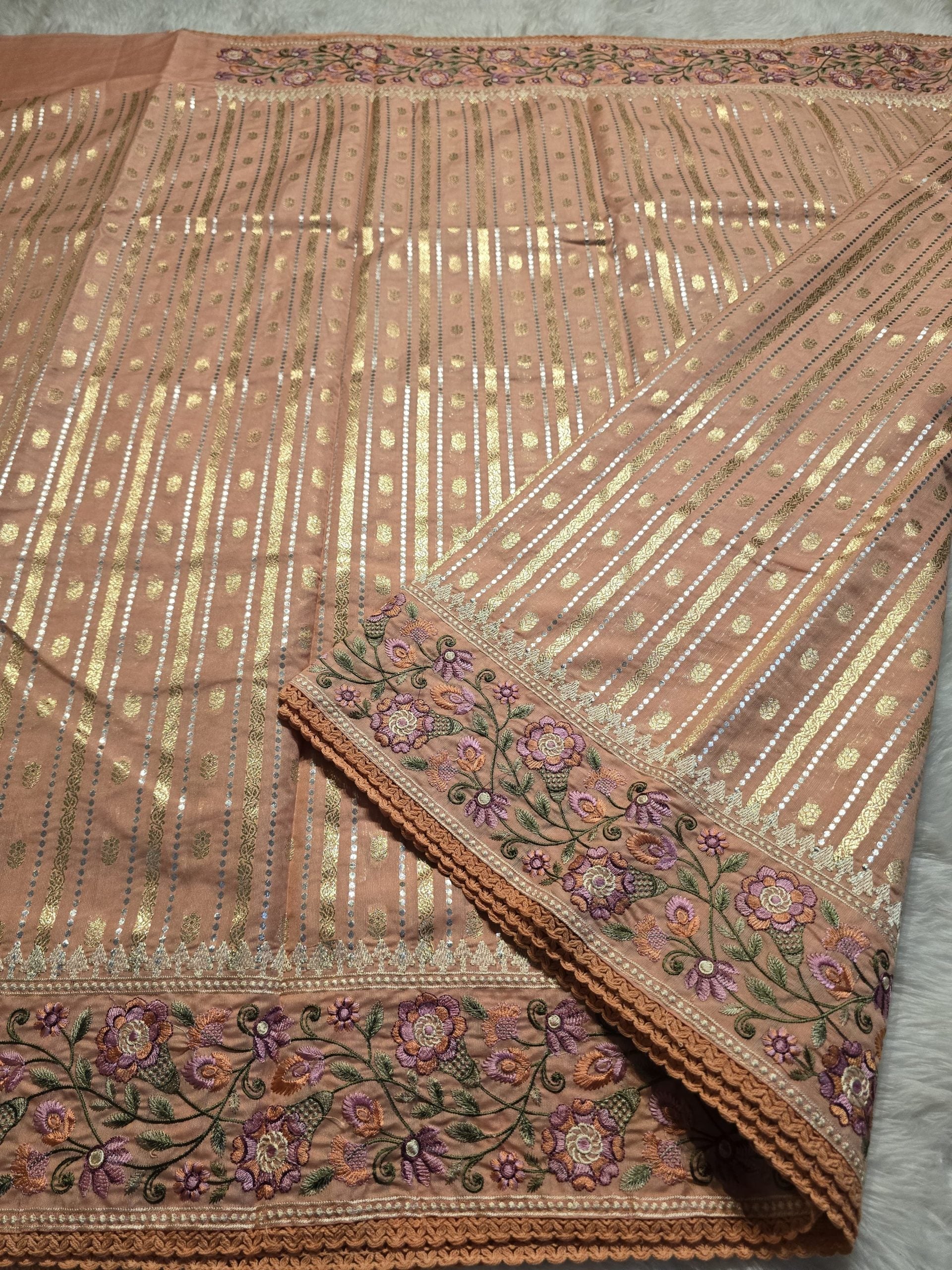 ANAHA-PEACH SAREE - Image 5