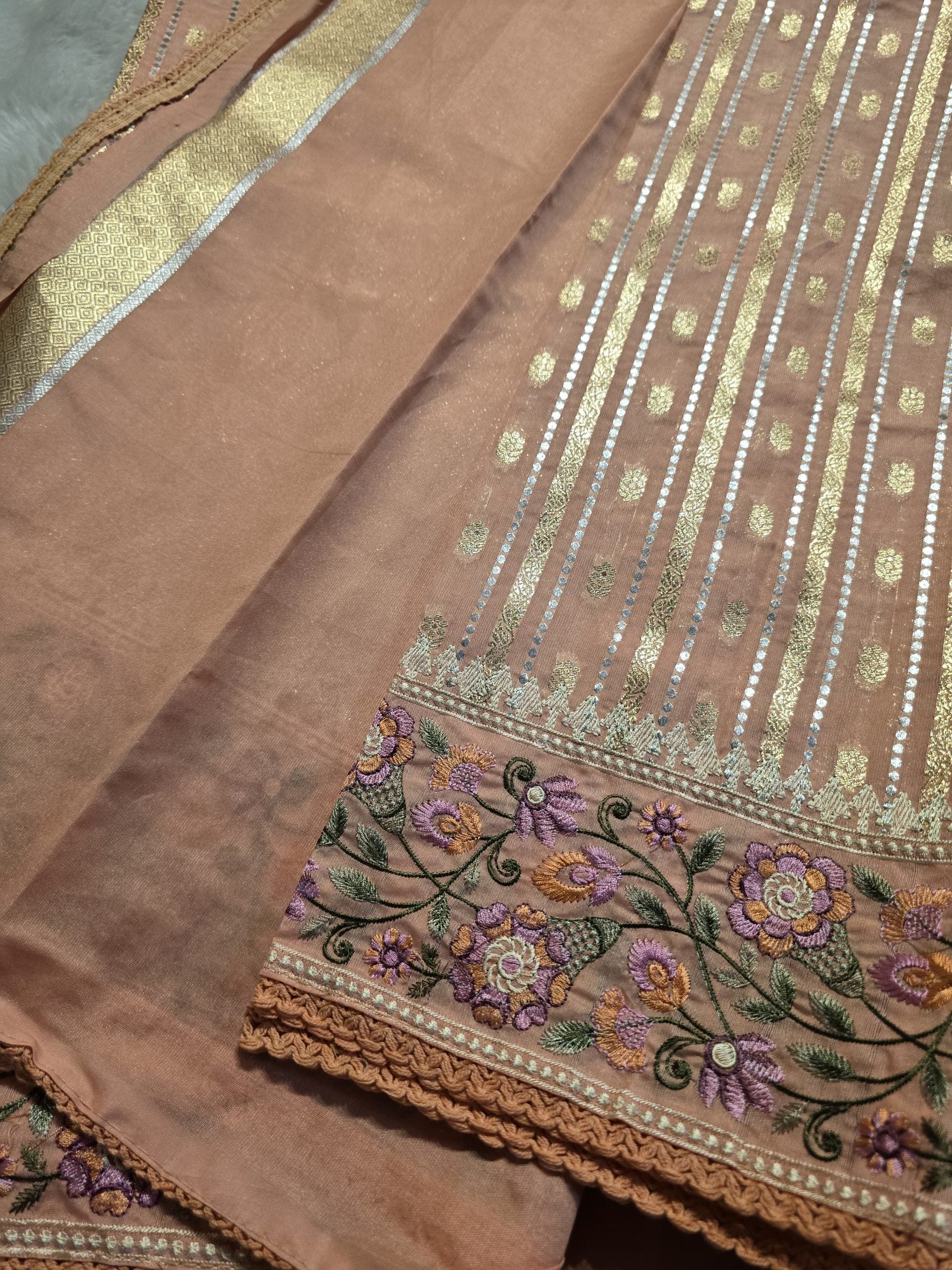 ANAHA-PEACH SAREE - Image 6