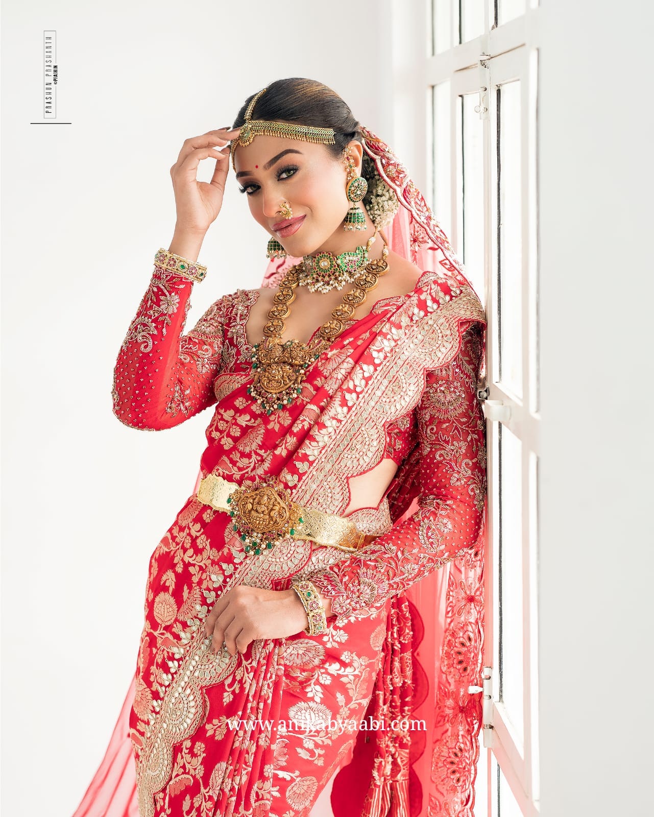 ANIKA BRIDAL EDIT - RED SAREE - Image 12