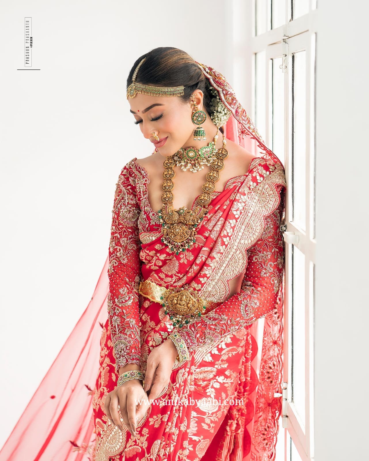 ANIKA BRIDAL EDIT - RED SAREE - Image 14