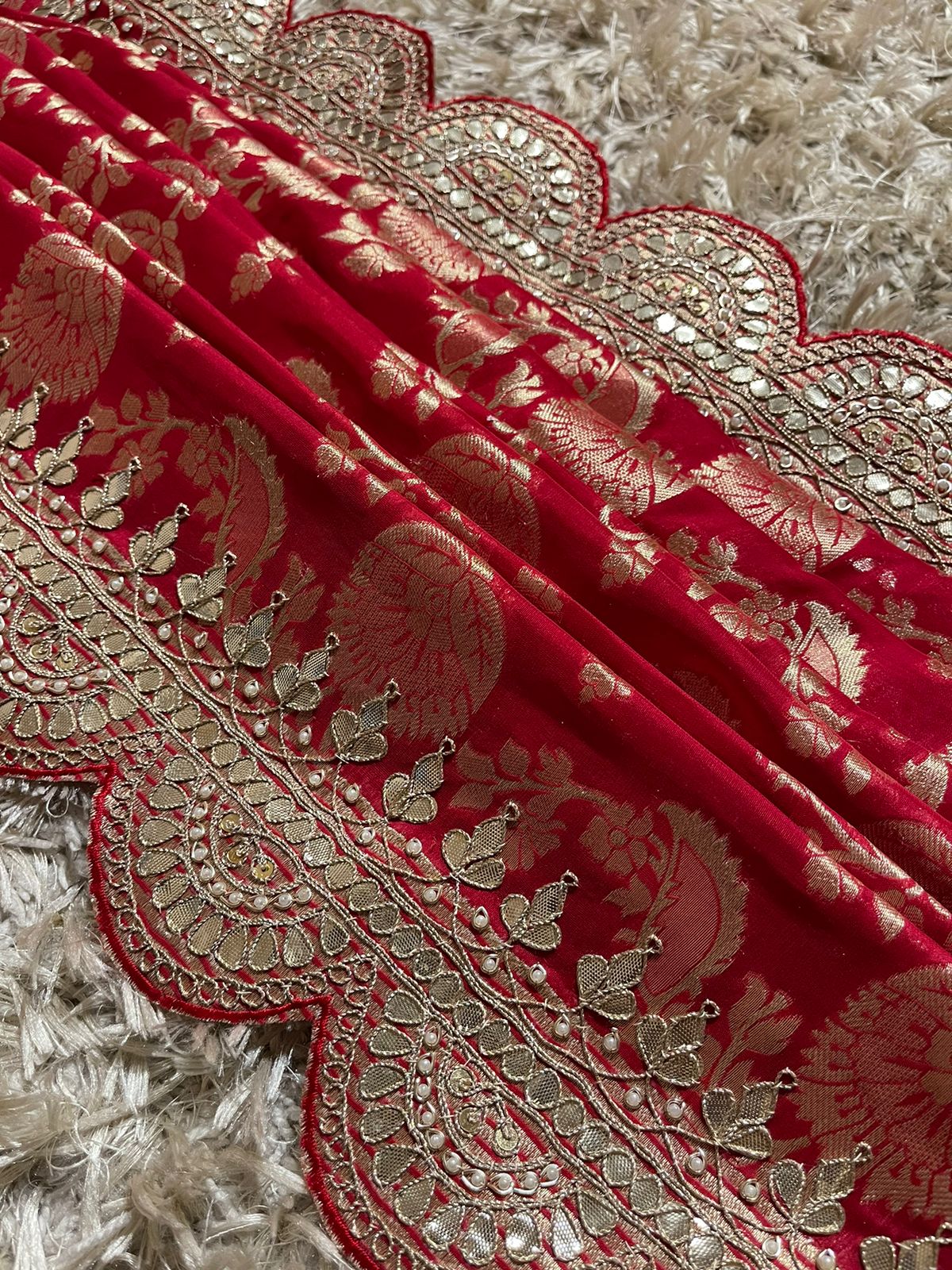 ANIKA BRIDAL EDIT - RED SAREE - Image 3