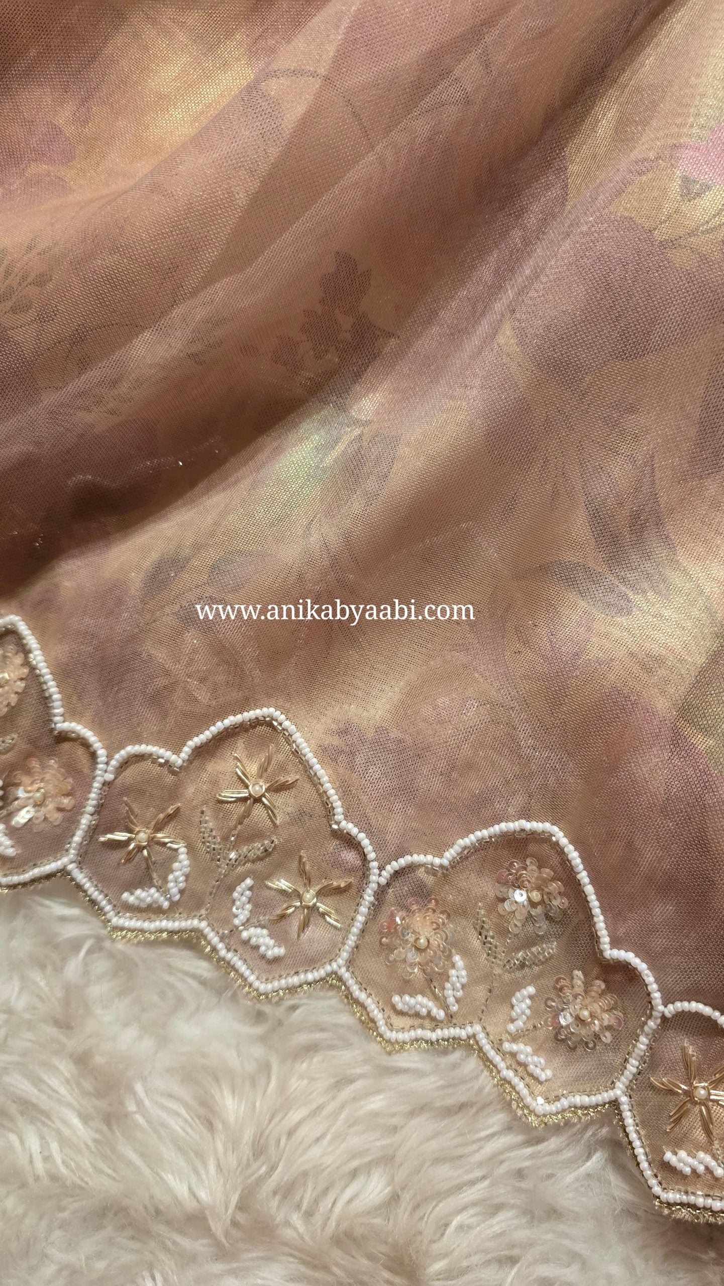 DAFFODIL - PASTEL PINK SAREE - Image 3