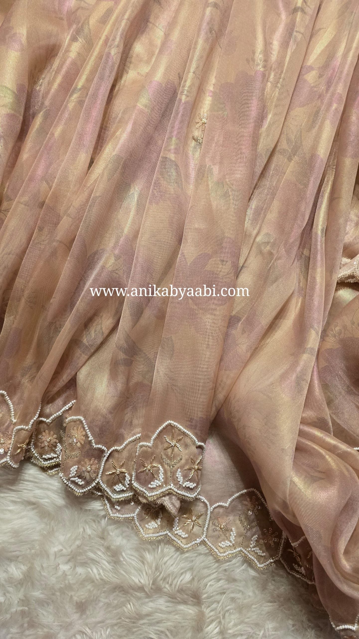 DAFFODIL - PASTEL PINK SAREE - Image 5