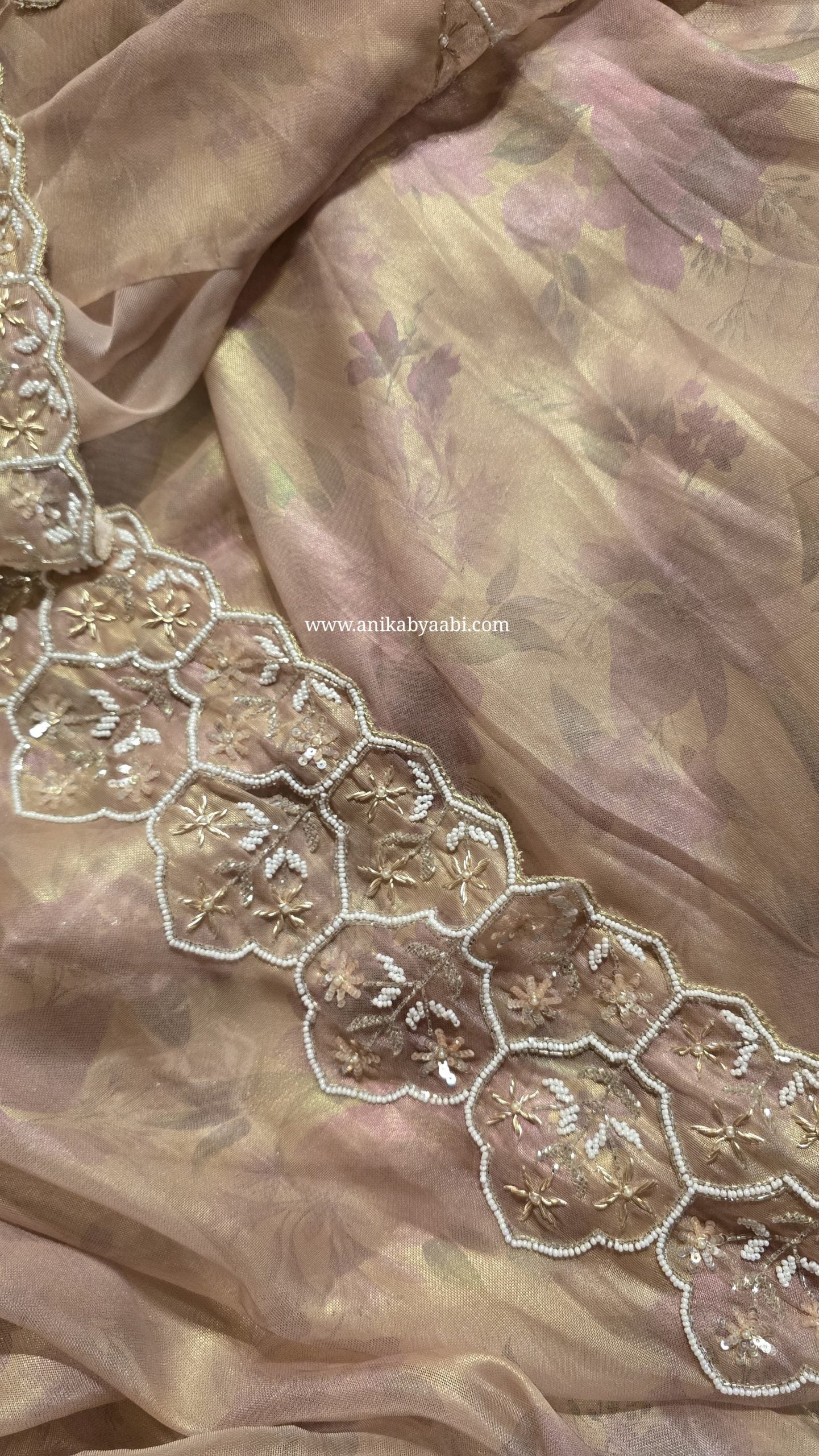 DAFFODIL - PASTEL PINK SAREE - Image 6