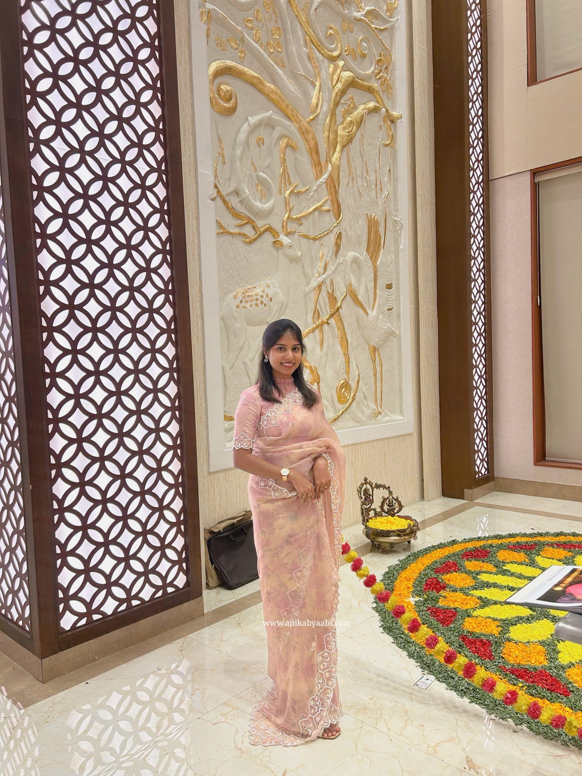 DAFFODIL - PASTEL PINK SAREE - Image 8