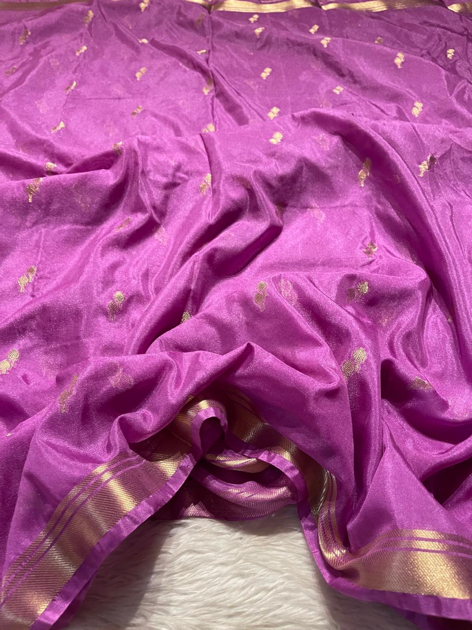 DHISHA- LAVENDER SAREE - Image 3