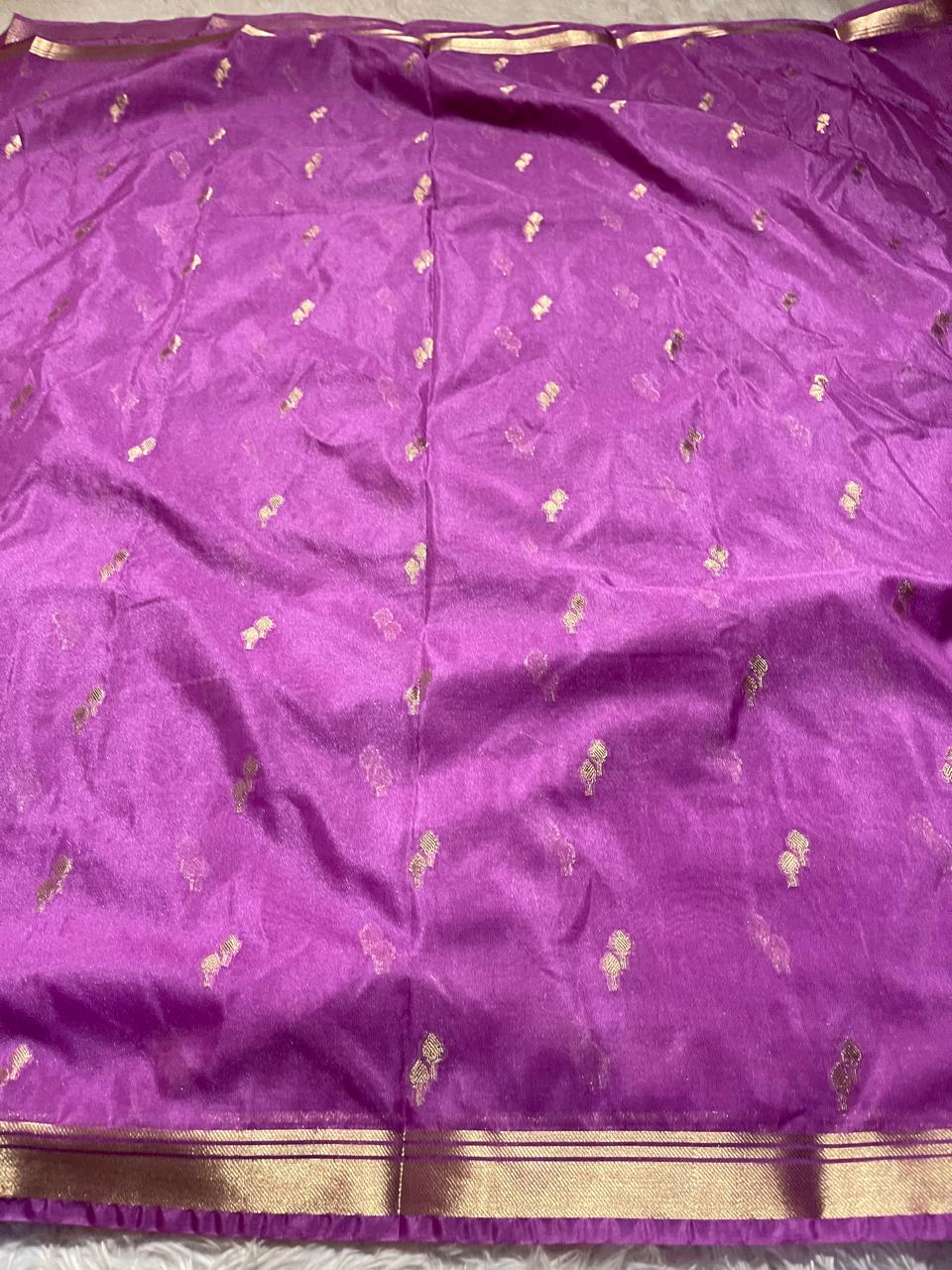 DHISHA- LAVENDER SAREE - Image 4