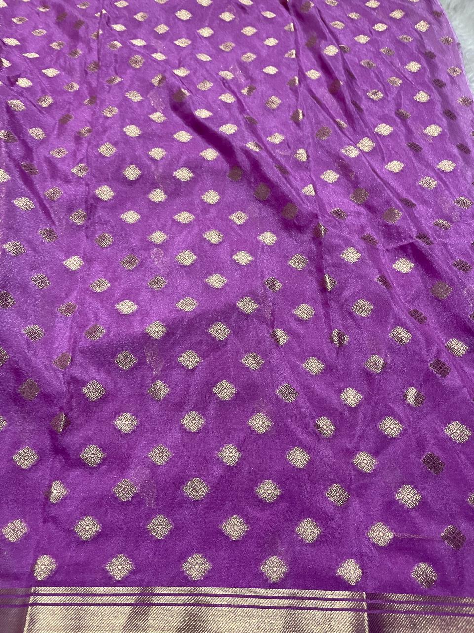 DHISHA- LAVENDER SAREE - Image 5