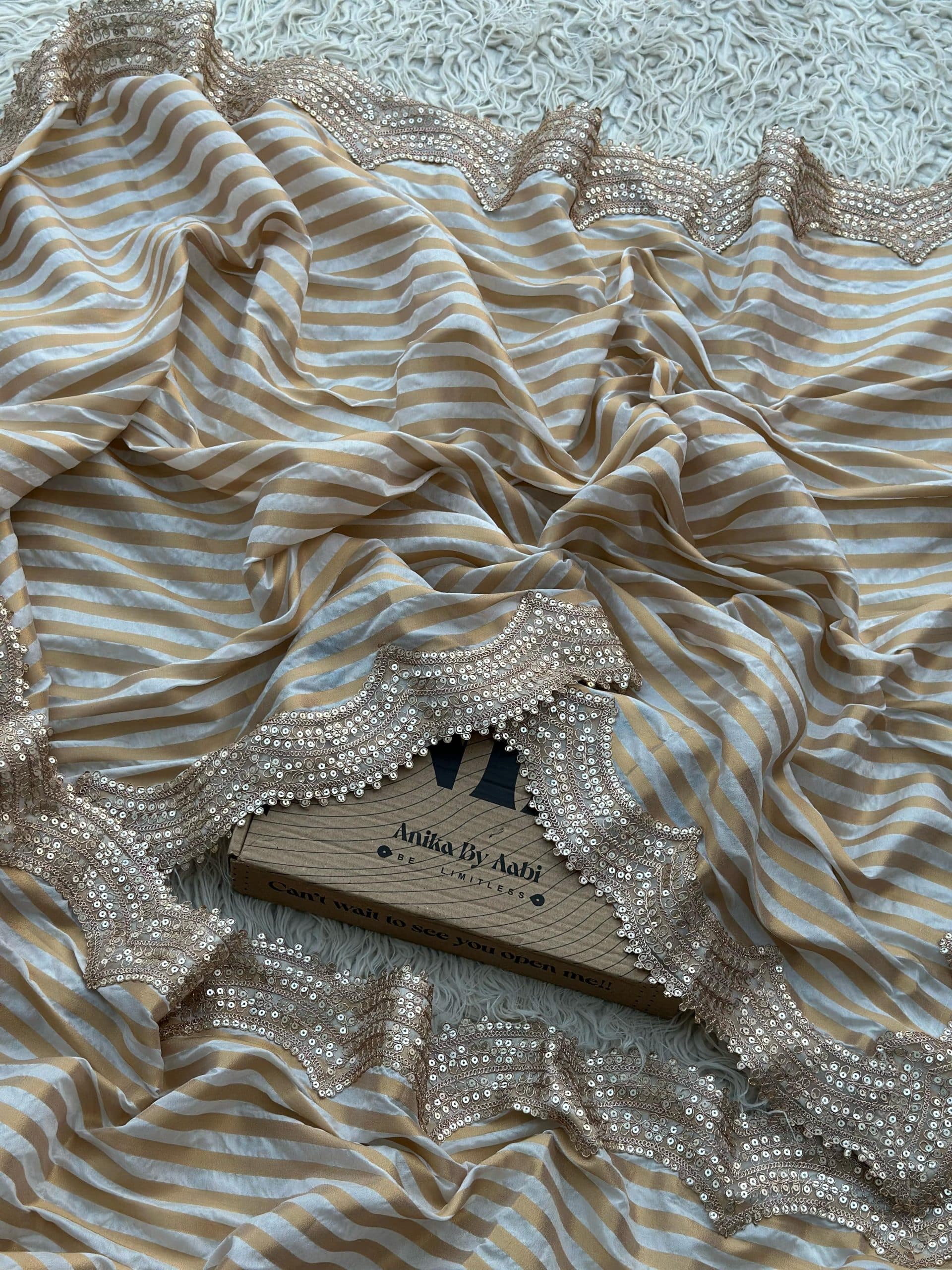 DUSHERA ONAM TISSUE LACE SAREE - Image 3