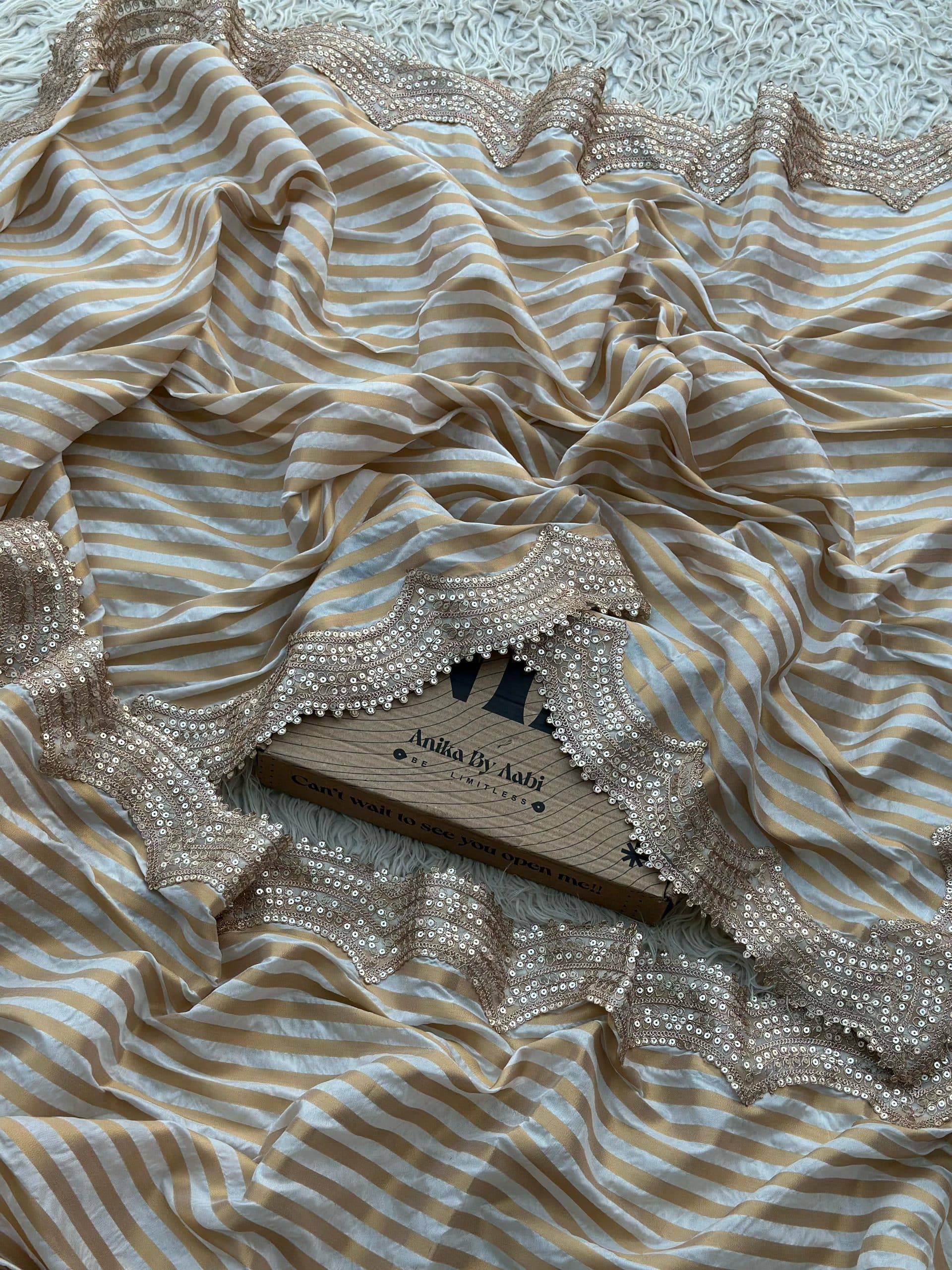 DUSHERA ONAM TISSUE LACE SAREE - Image 7