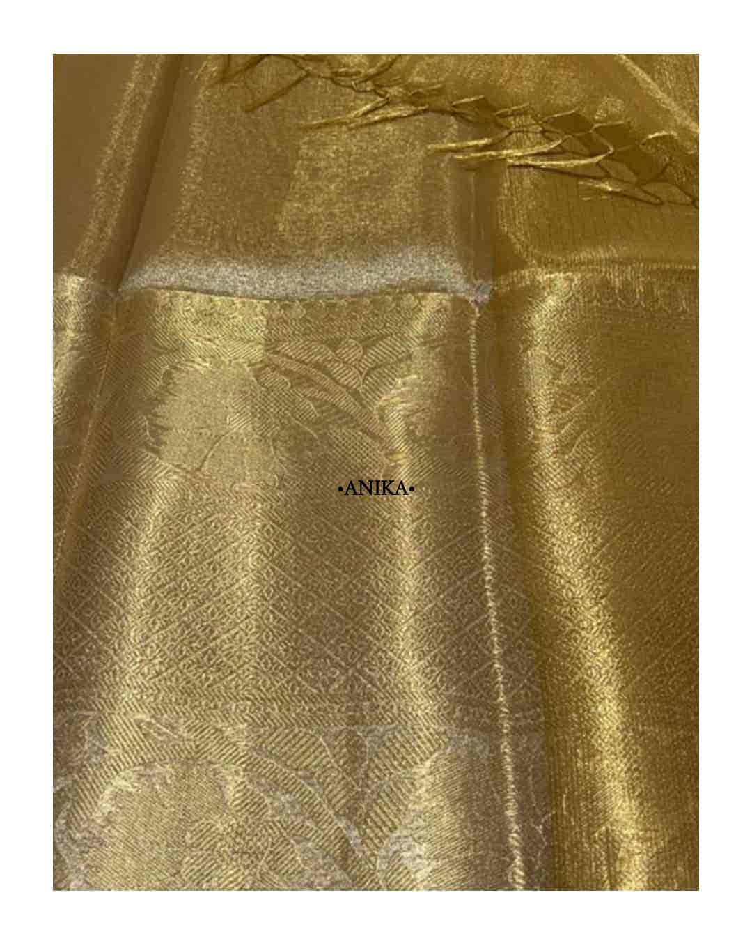 Golden Delight - Banarasi saree - Image 4