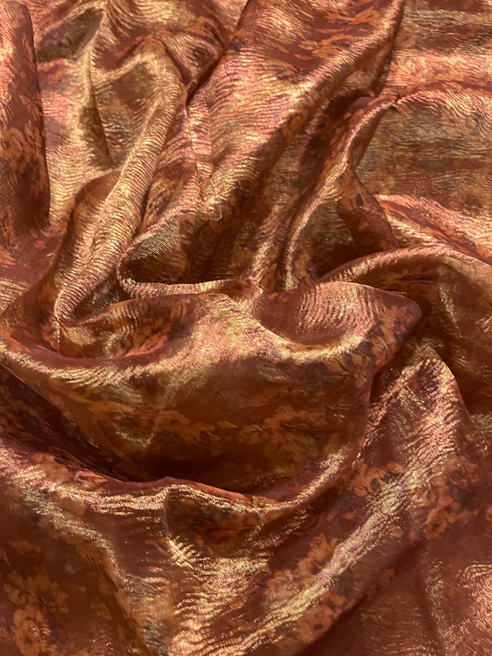 HEERAMANDI CRUSH-RUSTIC MAUVE SAREE - Image 7