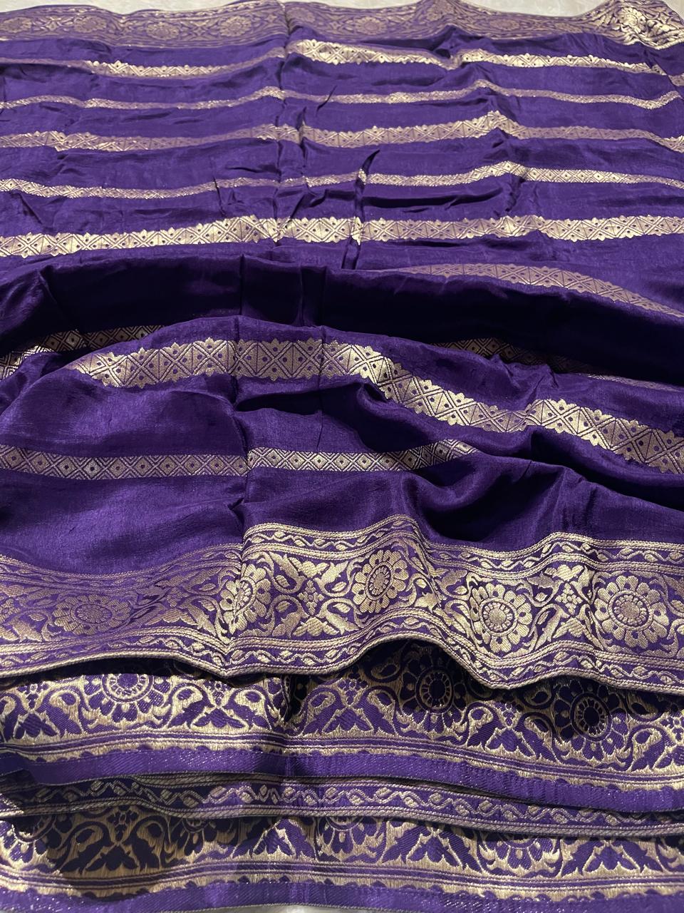 HEY- PURPLE SAREE - Image 3