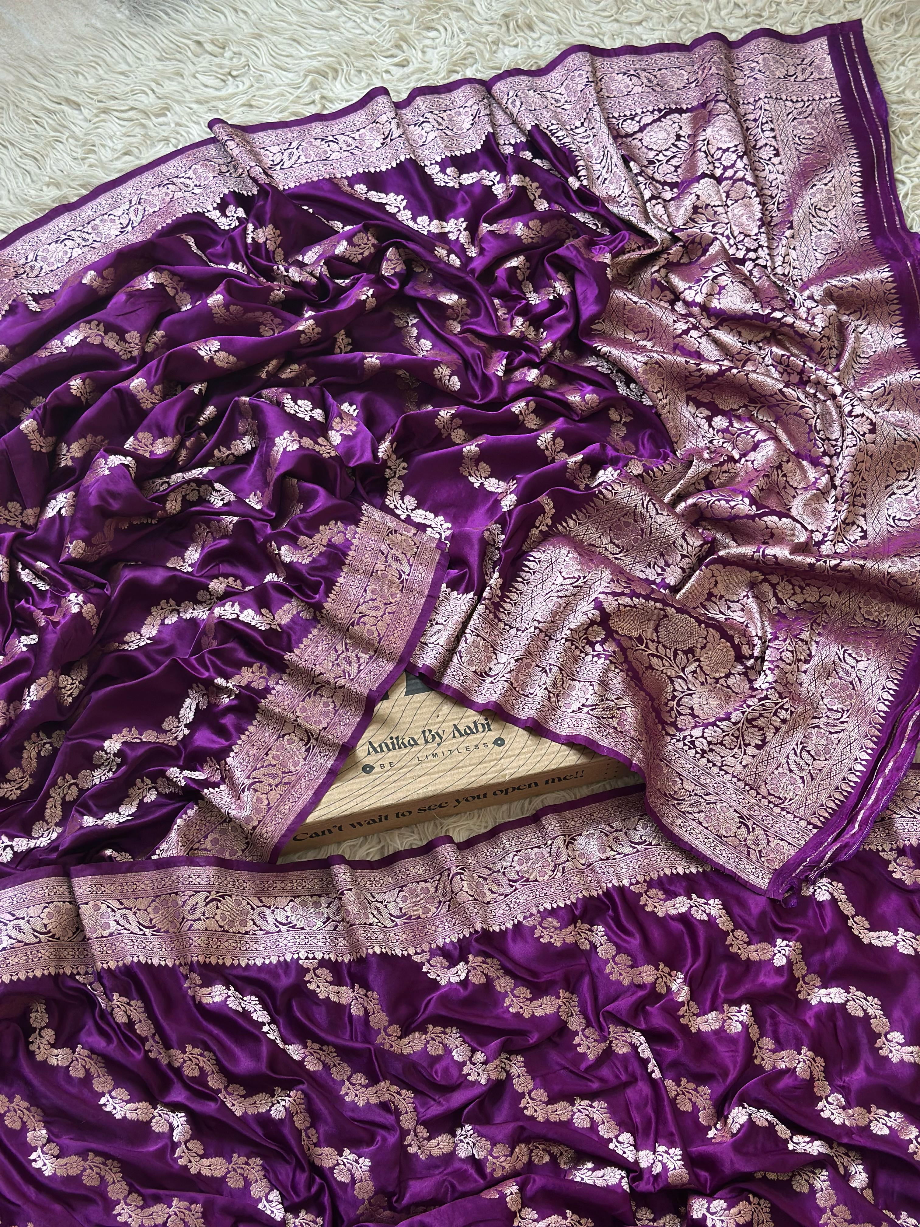 JANANI - BANARASI MASHRU SILK SAREE - Image 9