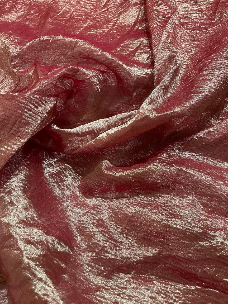 JHANSI-DARK ONION PINK SAREE - Image 7