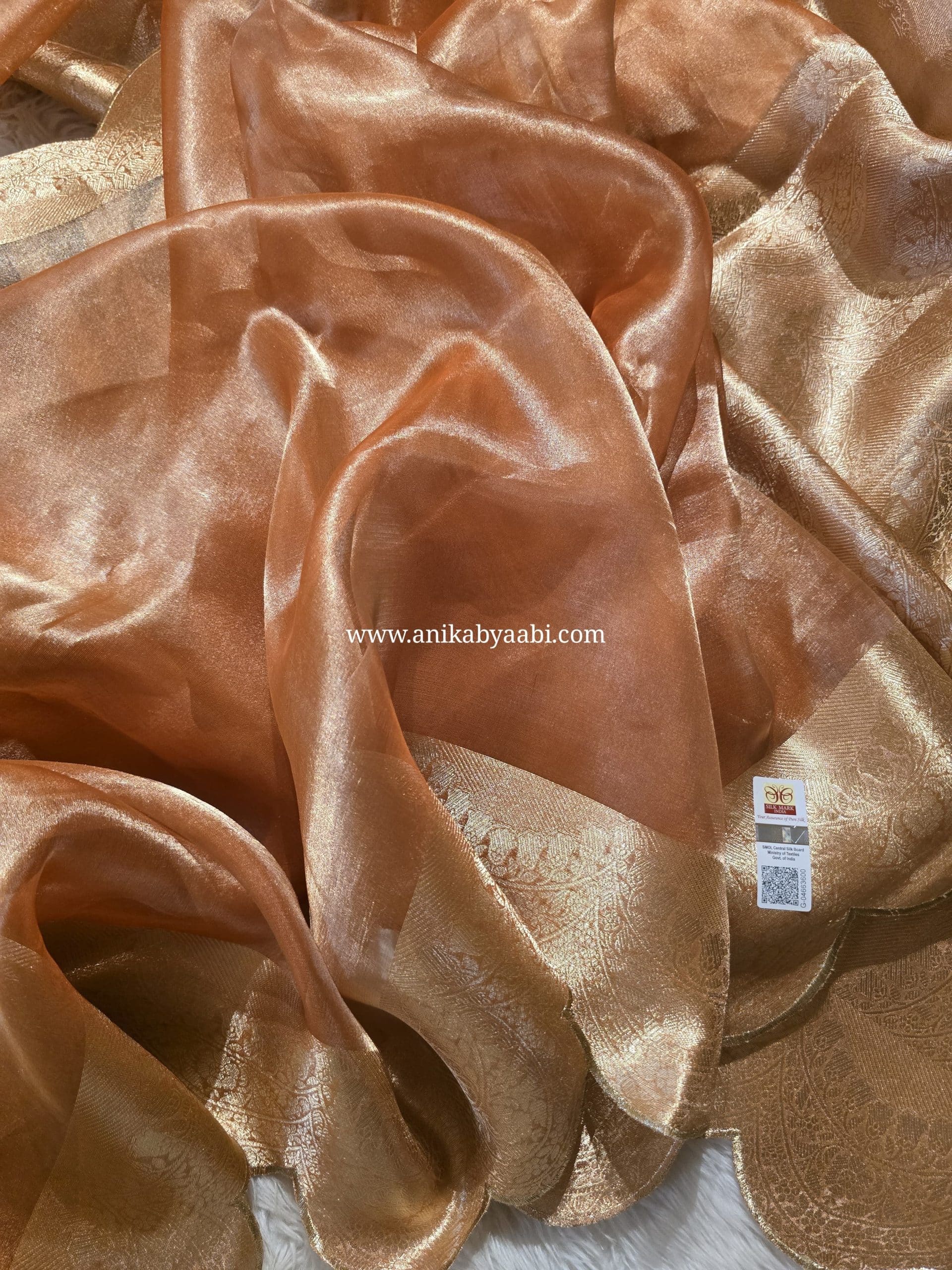 KALKI - VAISHU BRIDAL EDIT TISSUE SAREE - Image 4