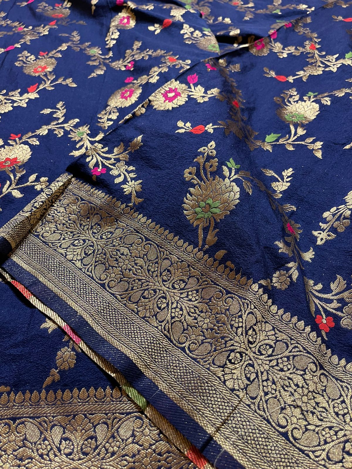 KASI - INK BLUE SAREE - Image 6