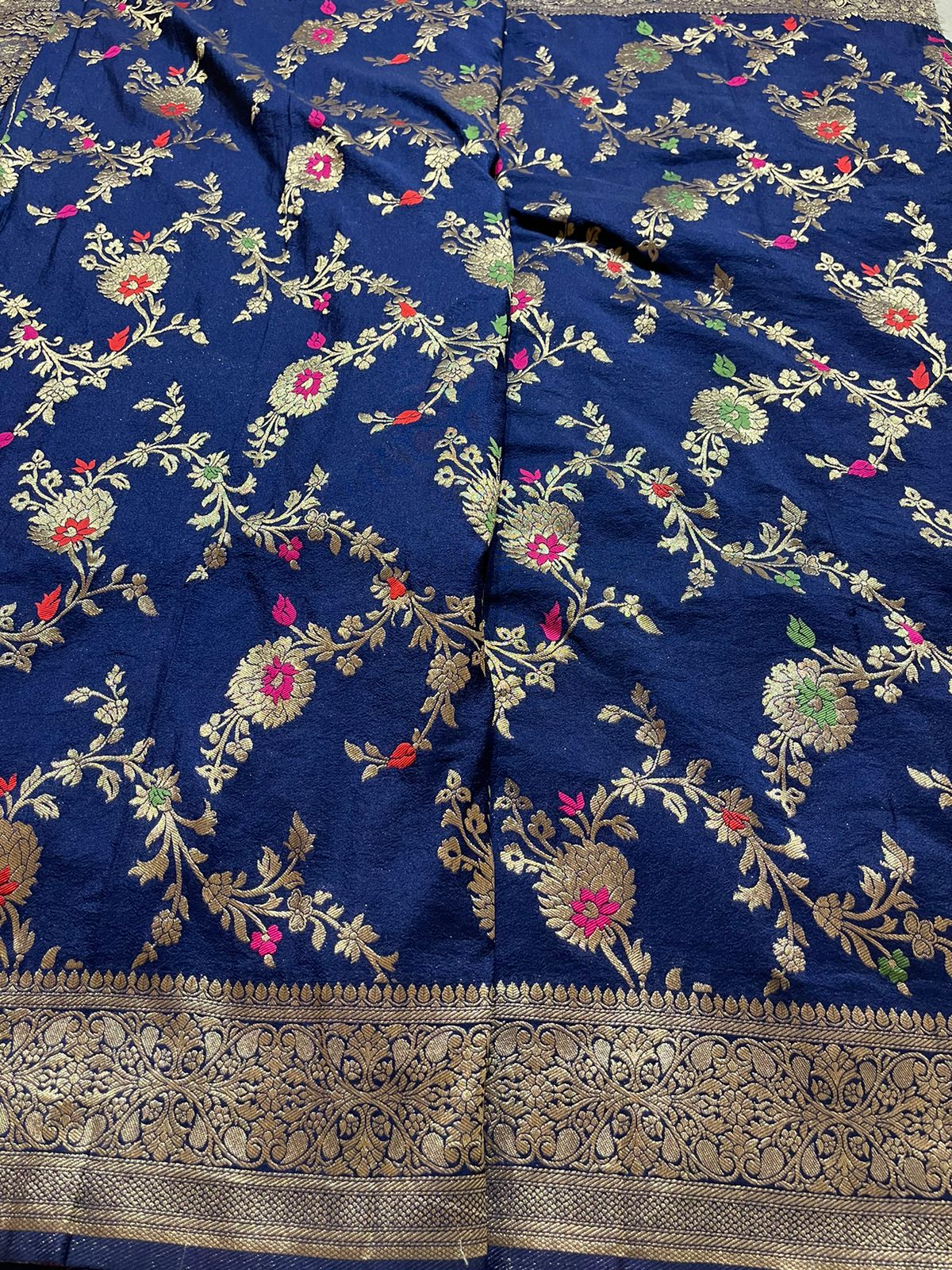 KASI - INK BLUE SAREE - Image 7