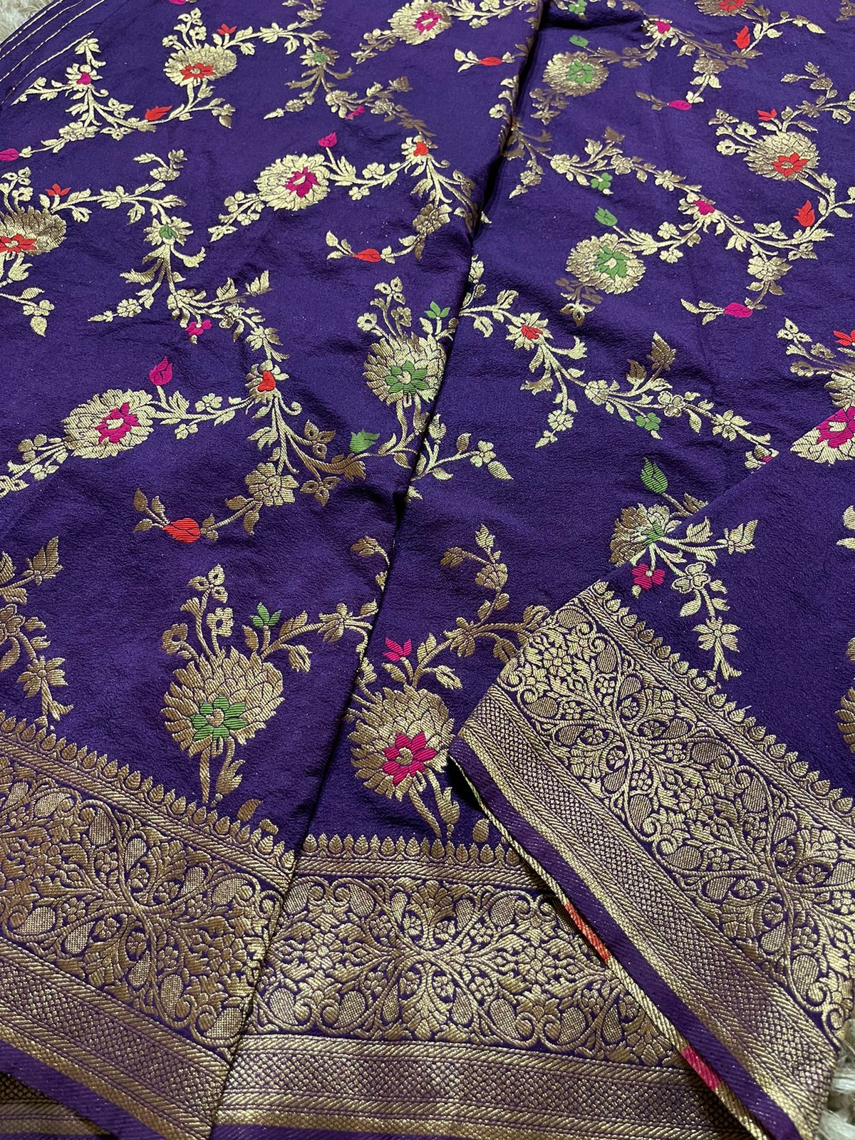 KASI - PURPLE SAREE - Image 3