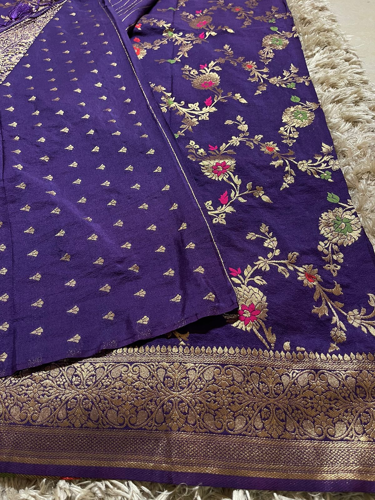KASI - PURPLE SAREE - Image 4