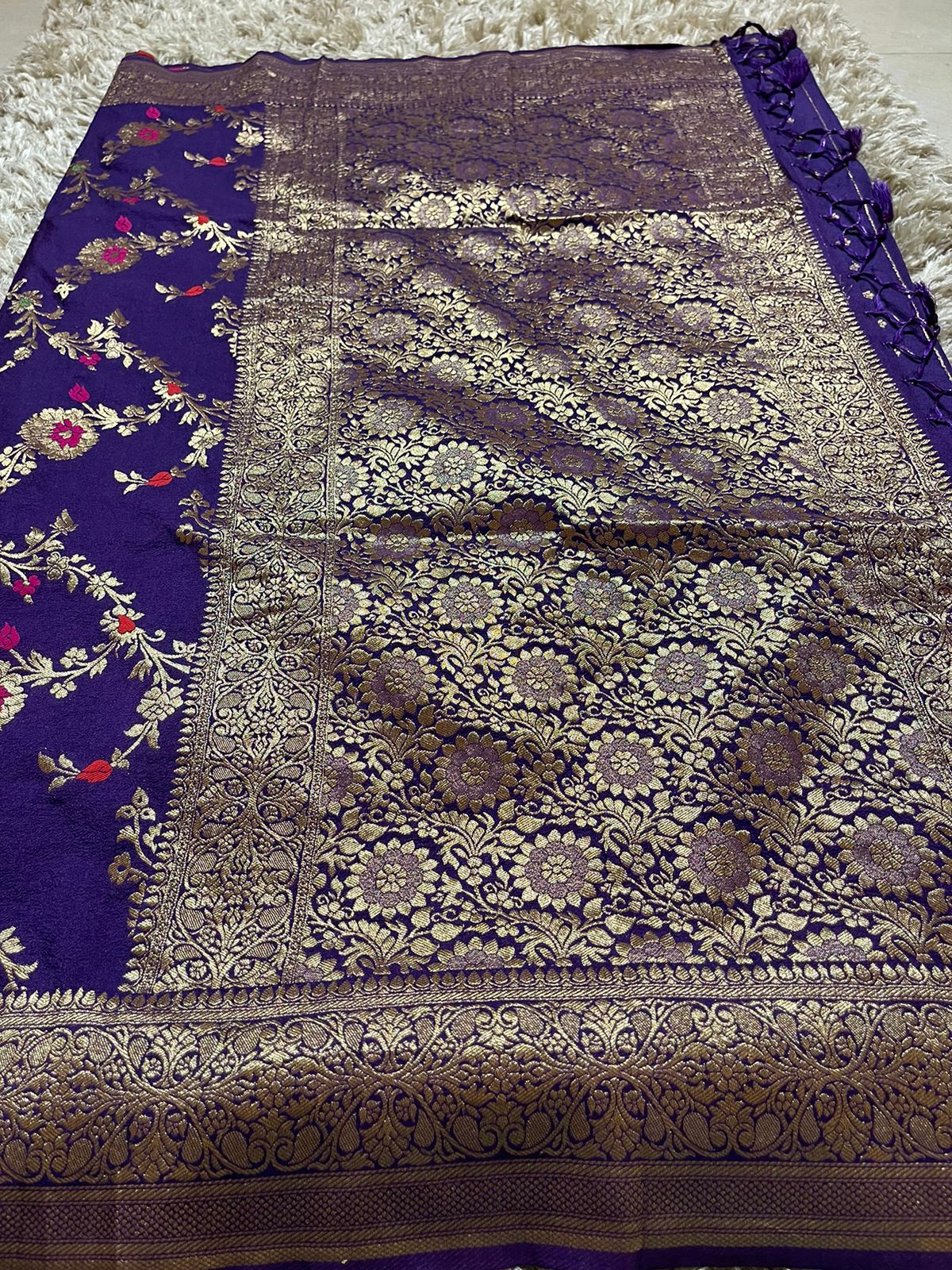 KASI - PURPLE SAREE - Image 5