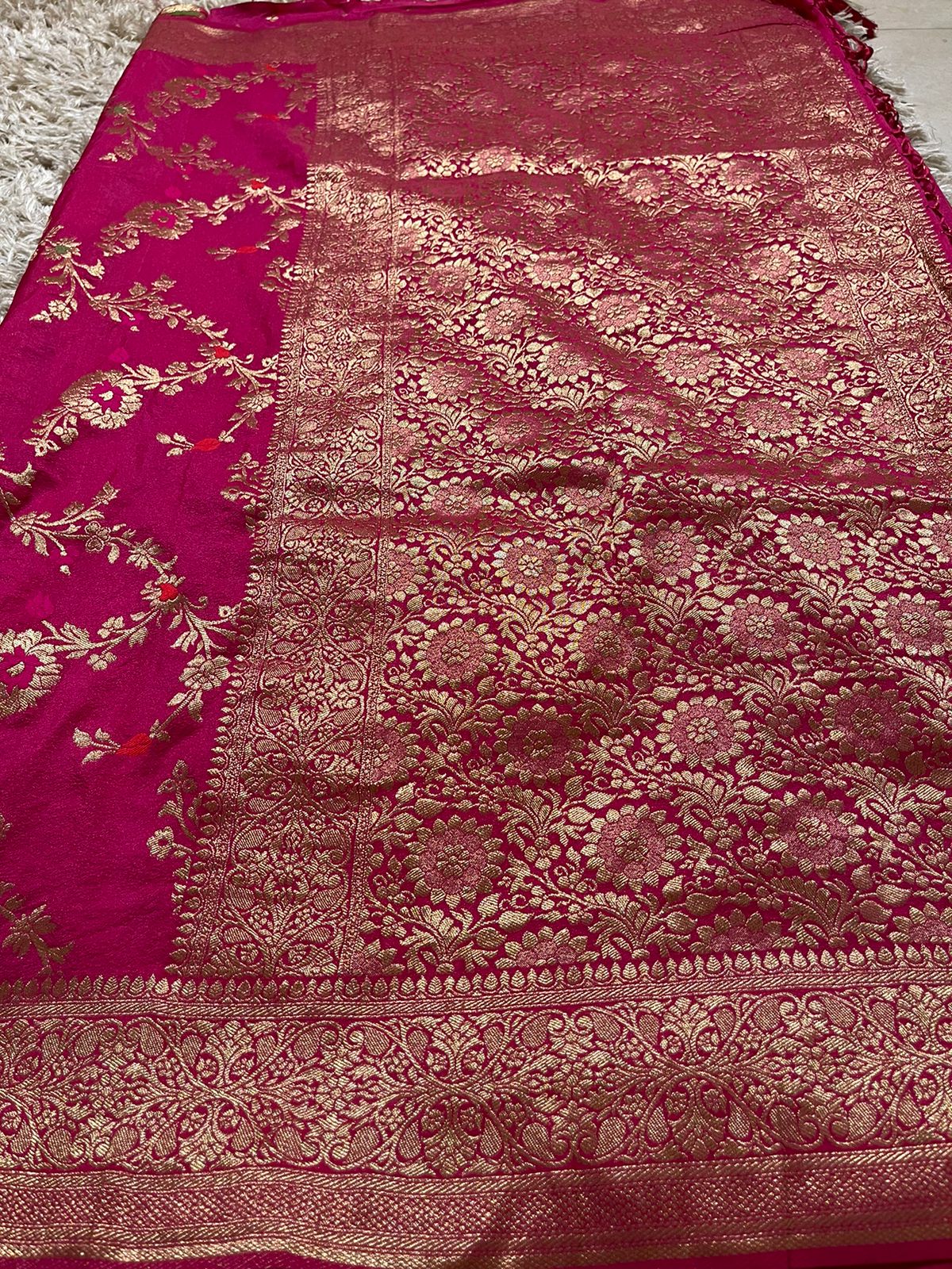 KASI - RANI PINK SAREE - Image 4