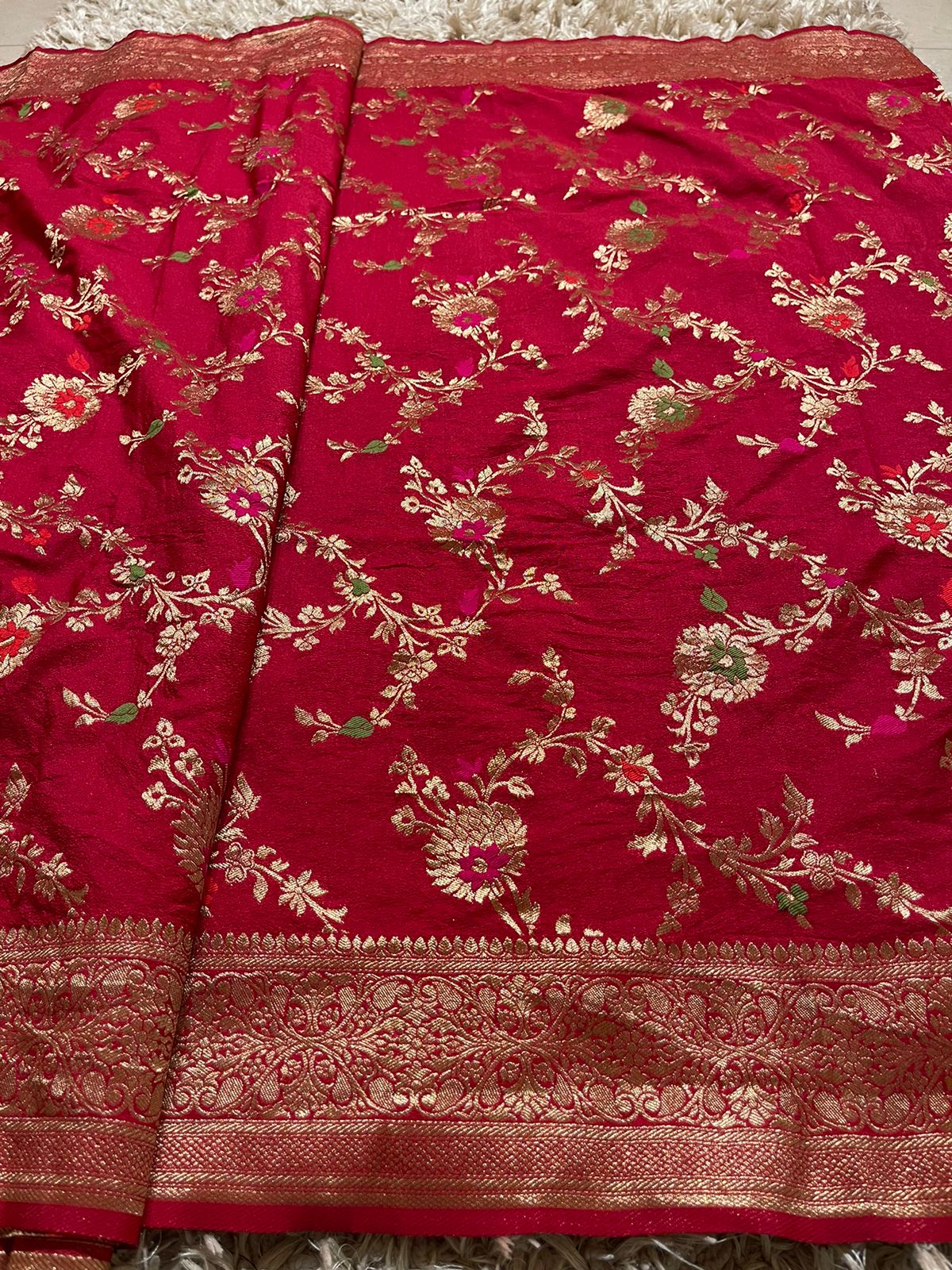 KASI - RED SAREE - Image 3