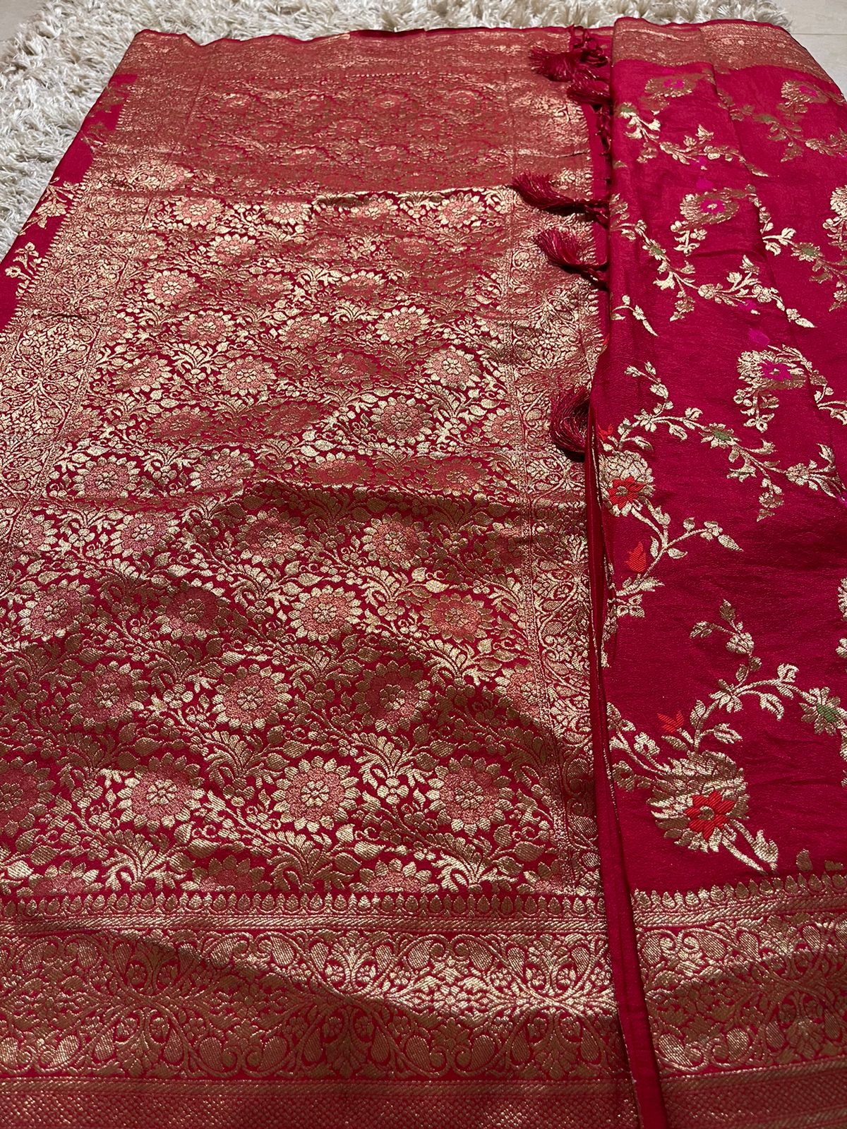 KASI - RED SAREE - Image 4