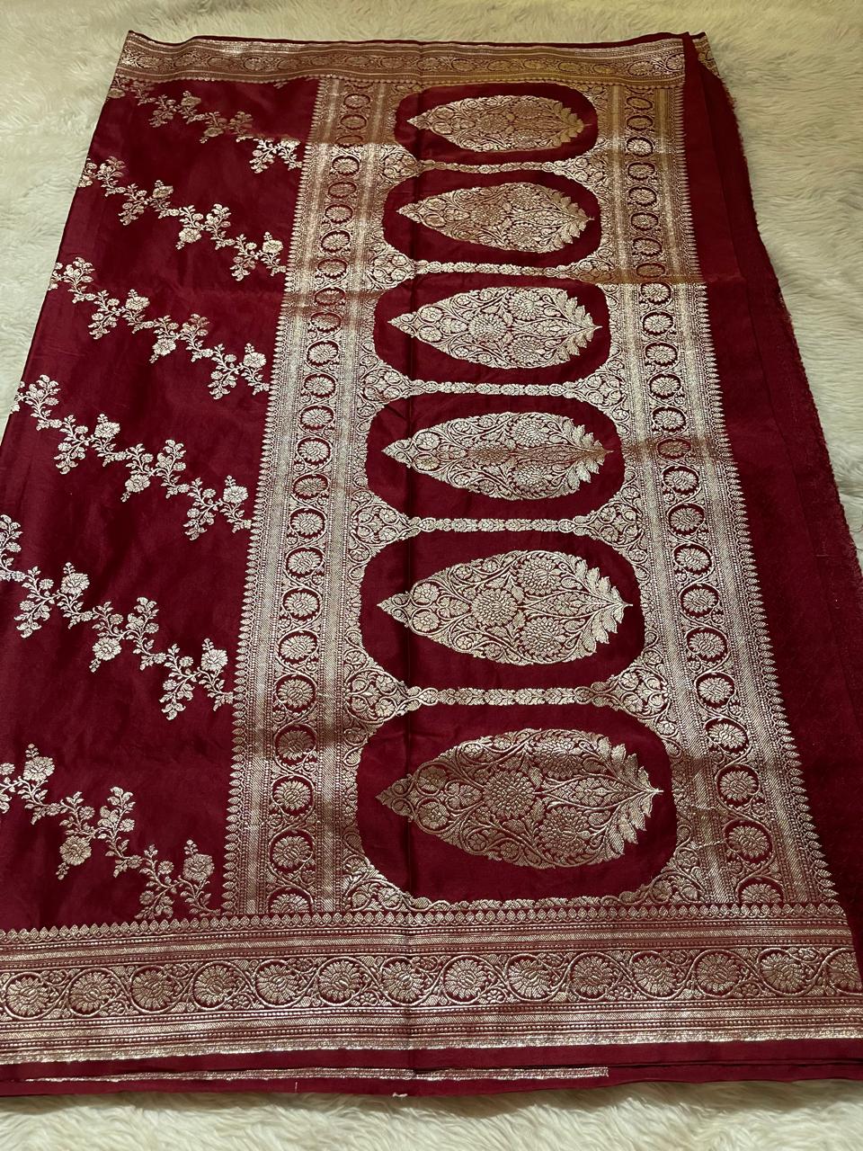 KEERTHI- DEEP MAROON LUXE SAREE - Image 5