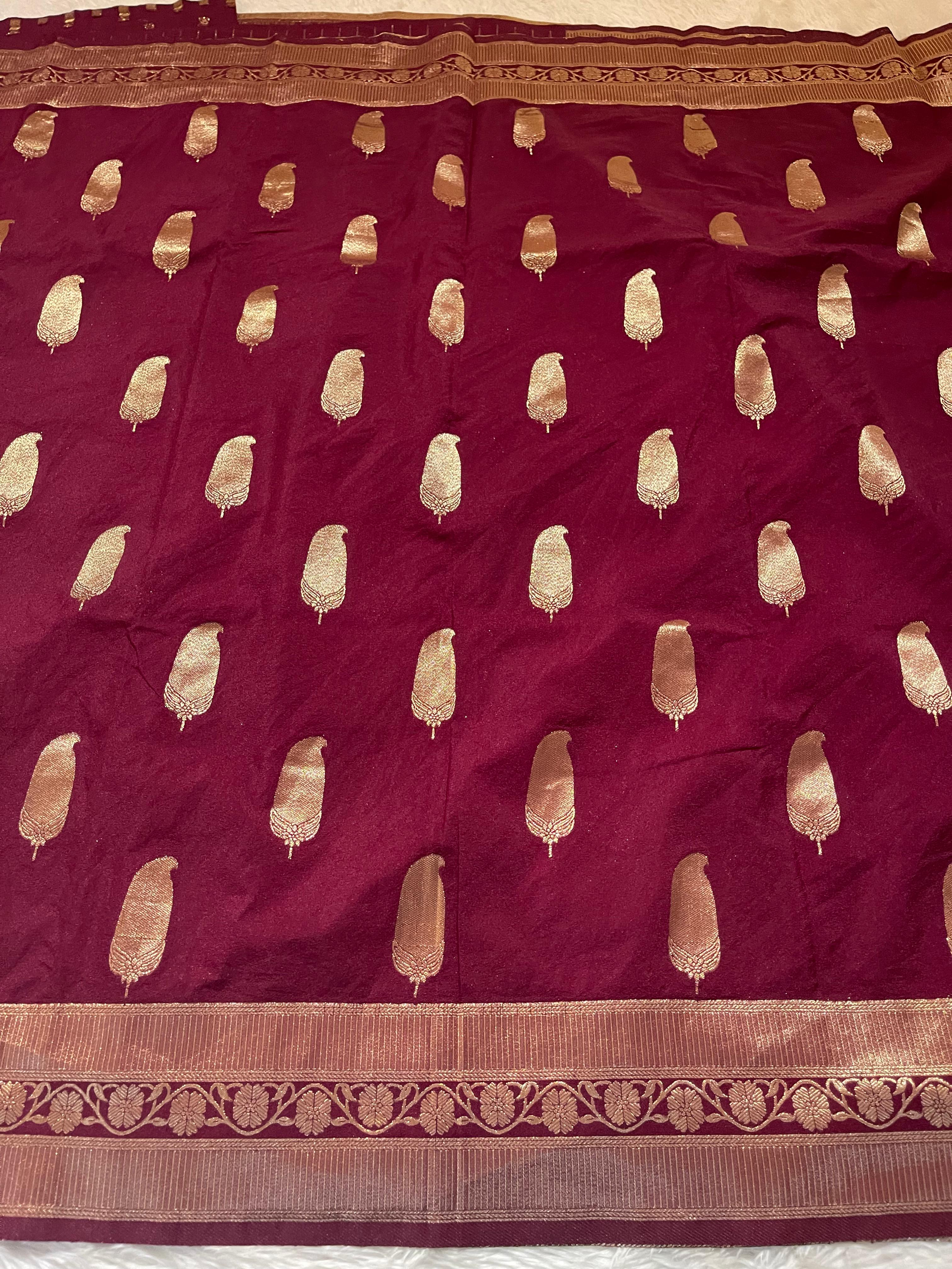 MAYURA- BANARASI MUNGA SILK SAREE - Image 3