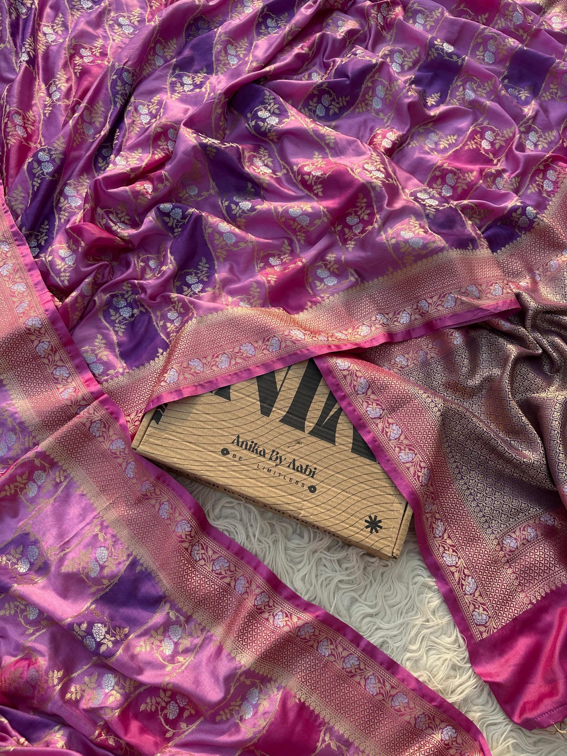 MULTICOLOUR MUSHRO SAREE-RB02 - Image 3