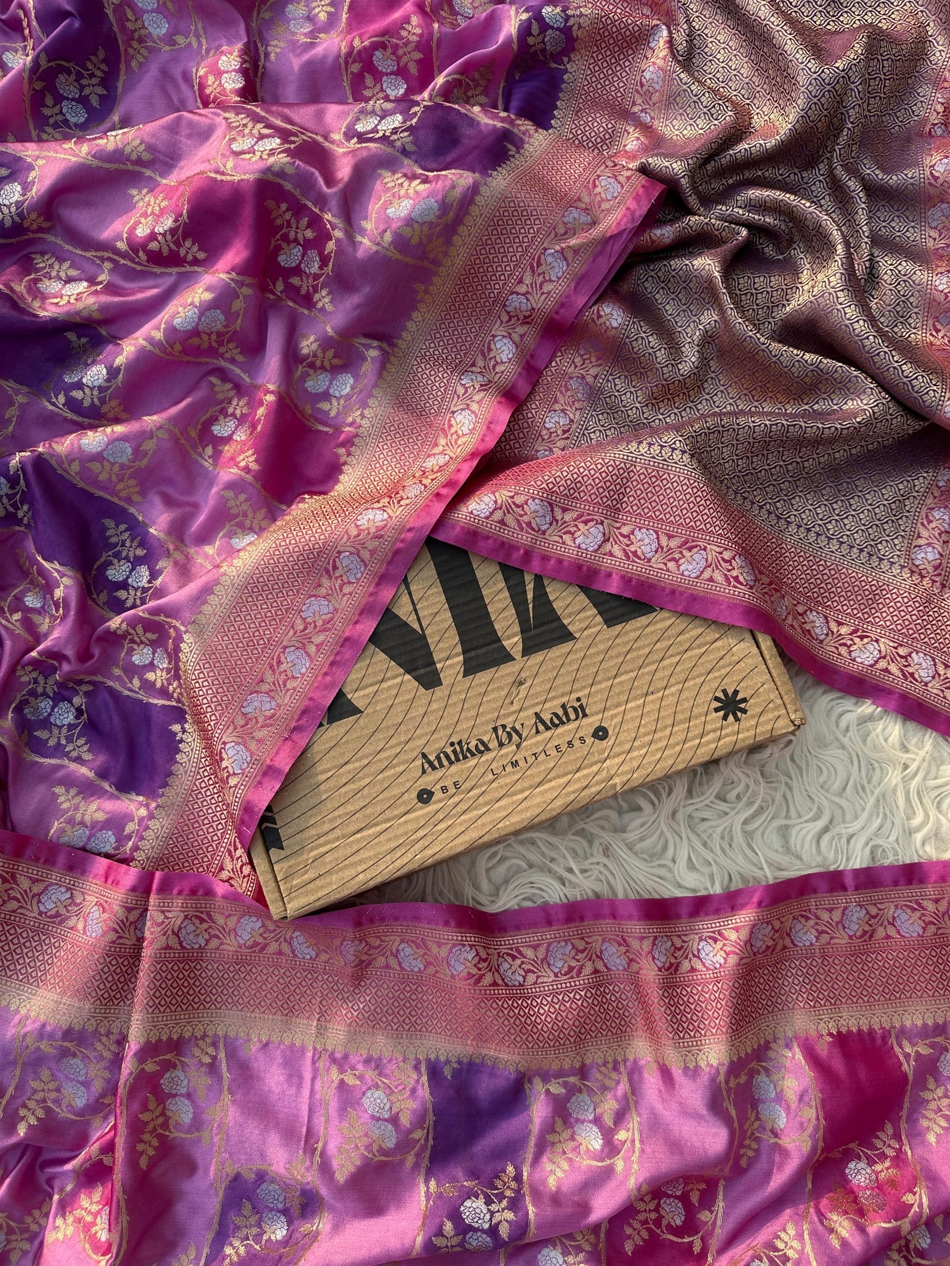 MULTICOLOUR MUSHRO SAREE-RB02 - Image 4