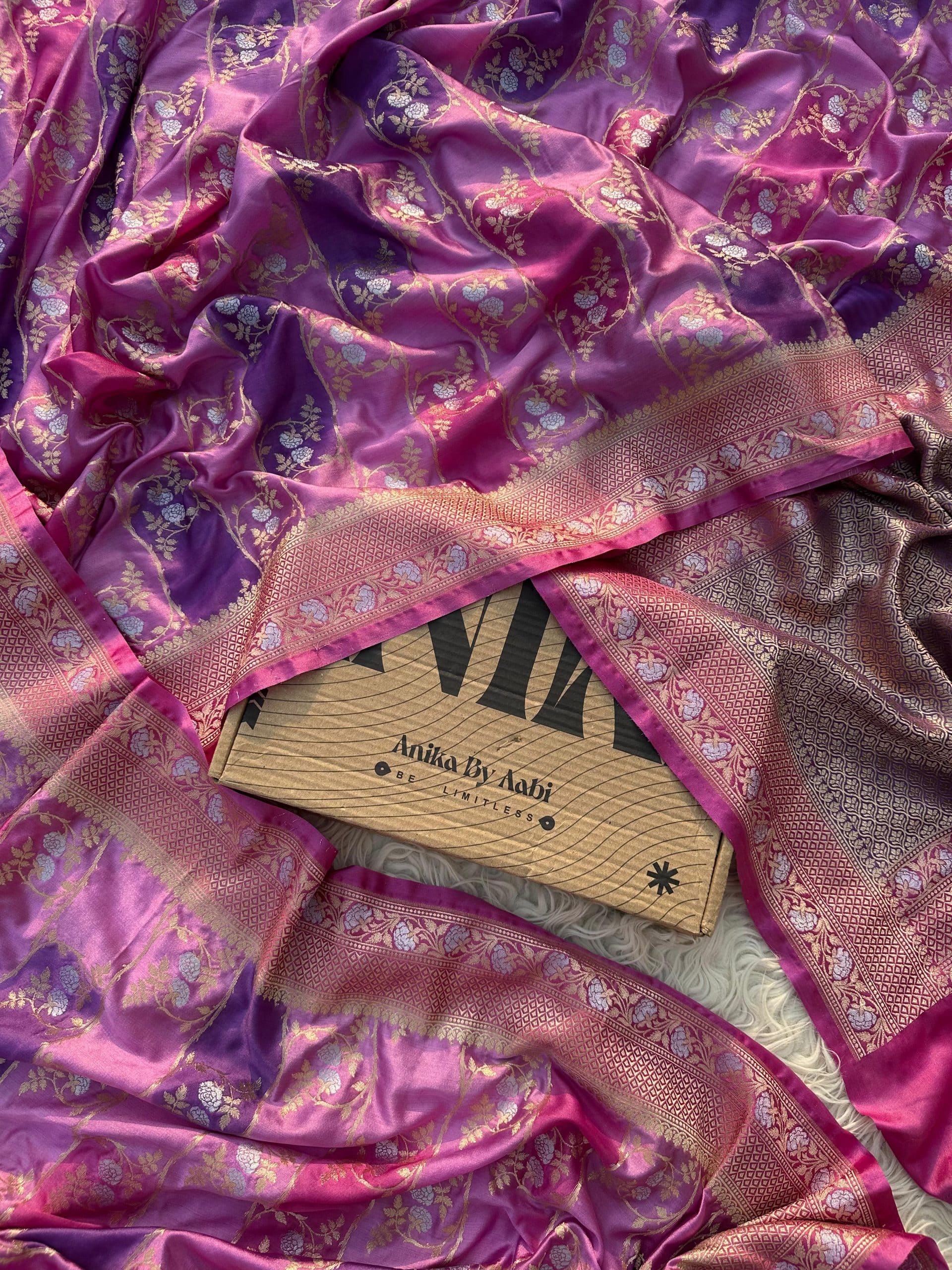 MULTICOLOUR MUSHRO SAREE-RB02 - Image 5