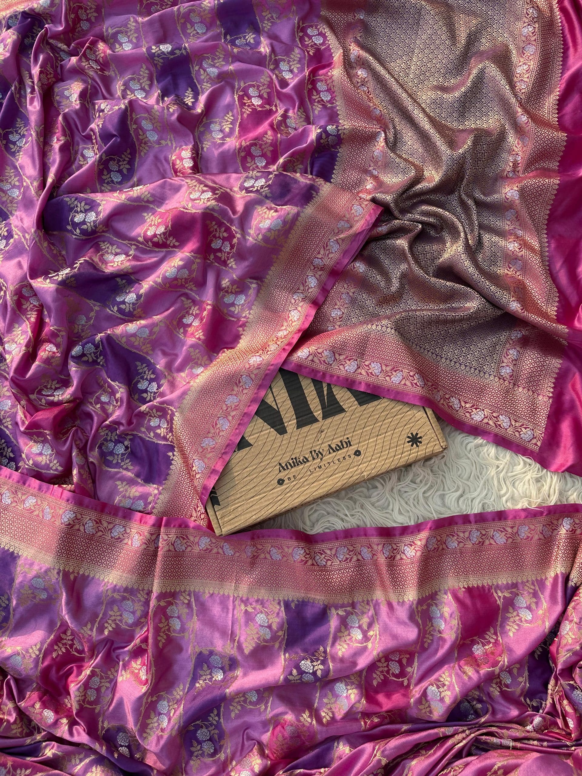 MULTICOLOUR MUSHRO SAREE-RB02 - Image 6