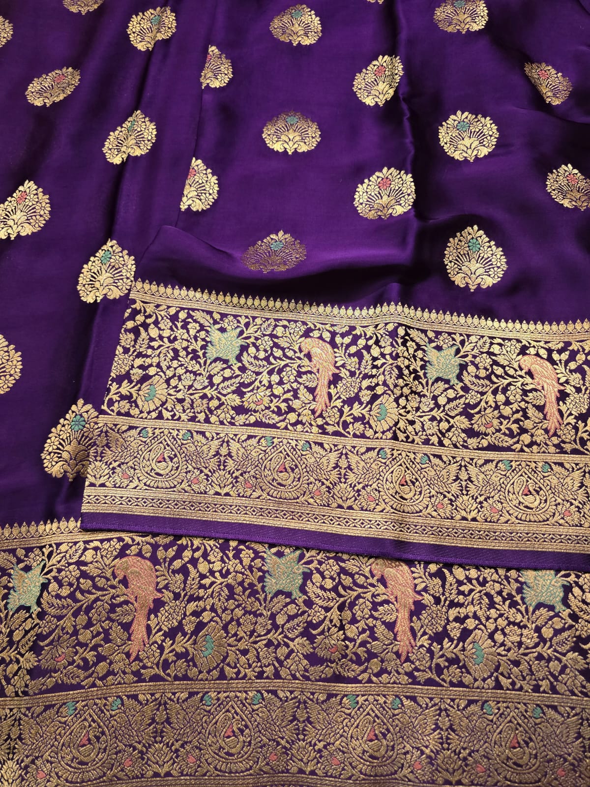 MUSHRO - PURPLE SAREE - Image 3
