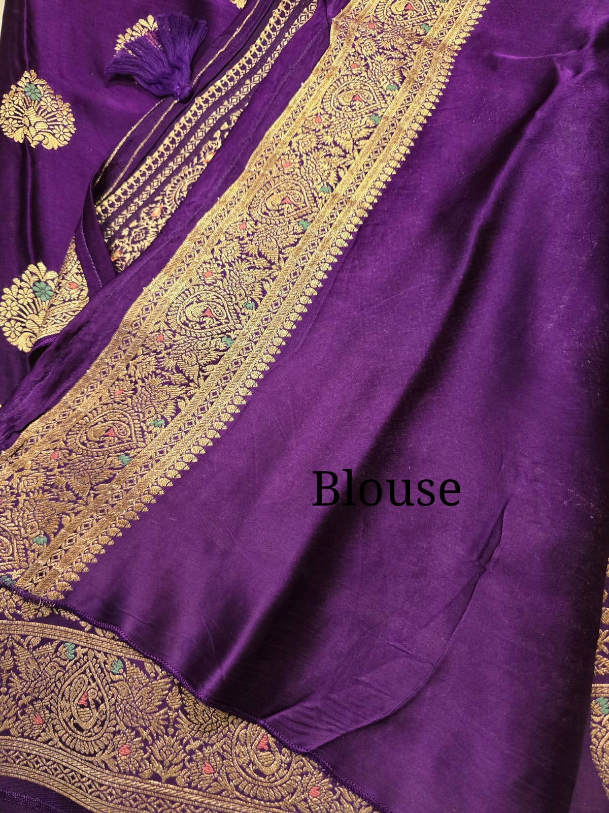 MUSHRO - PURPLE SAREE - Image 8