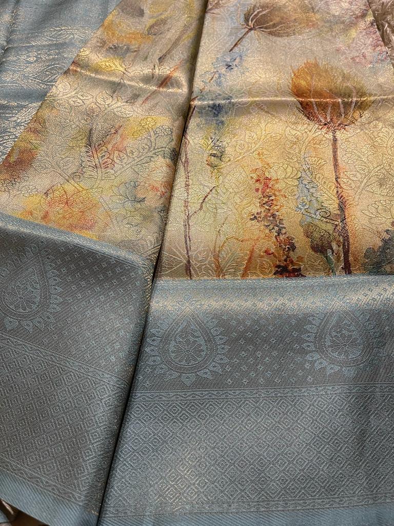 OCTANE-PASTEL BLUE SAREE - Image 5