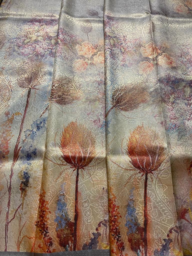 OCTANE-PASTEL GREY SAREE - Image 3