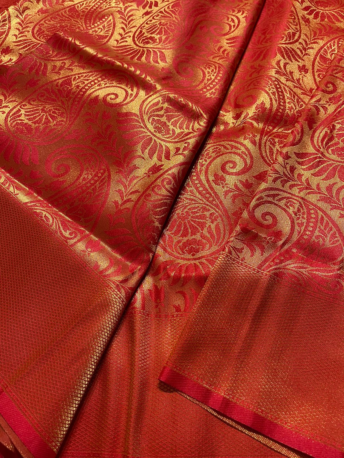 REYA - MIRCHI RED SAREE - Image 3