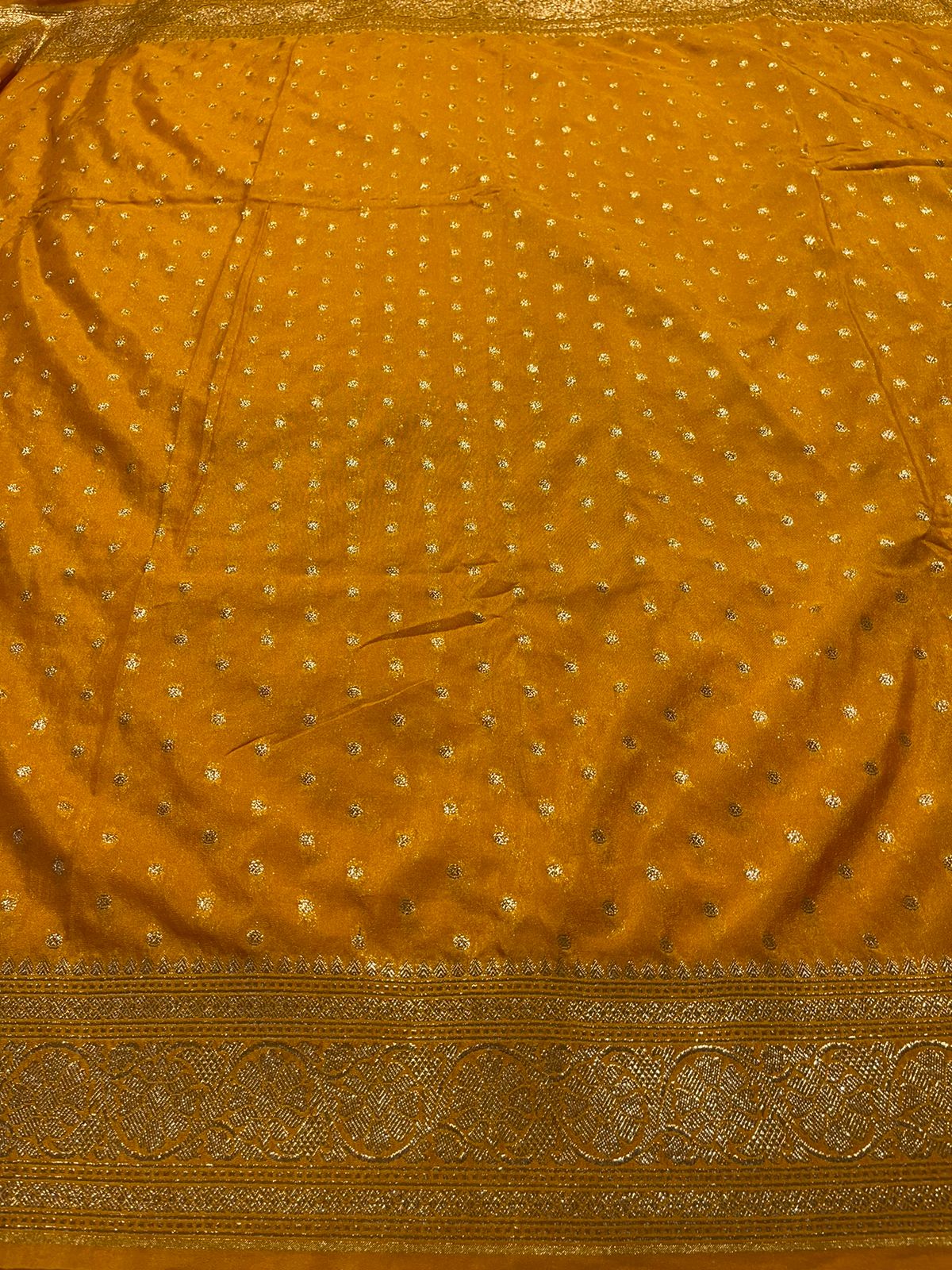 ROOP-DARKYELLOW SAREE - Image 3