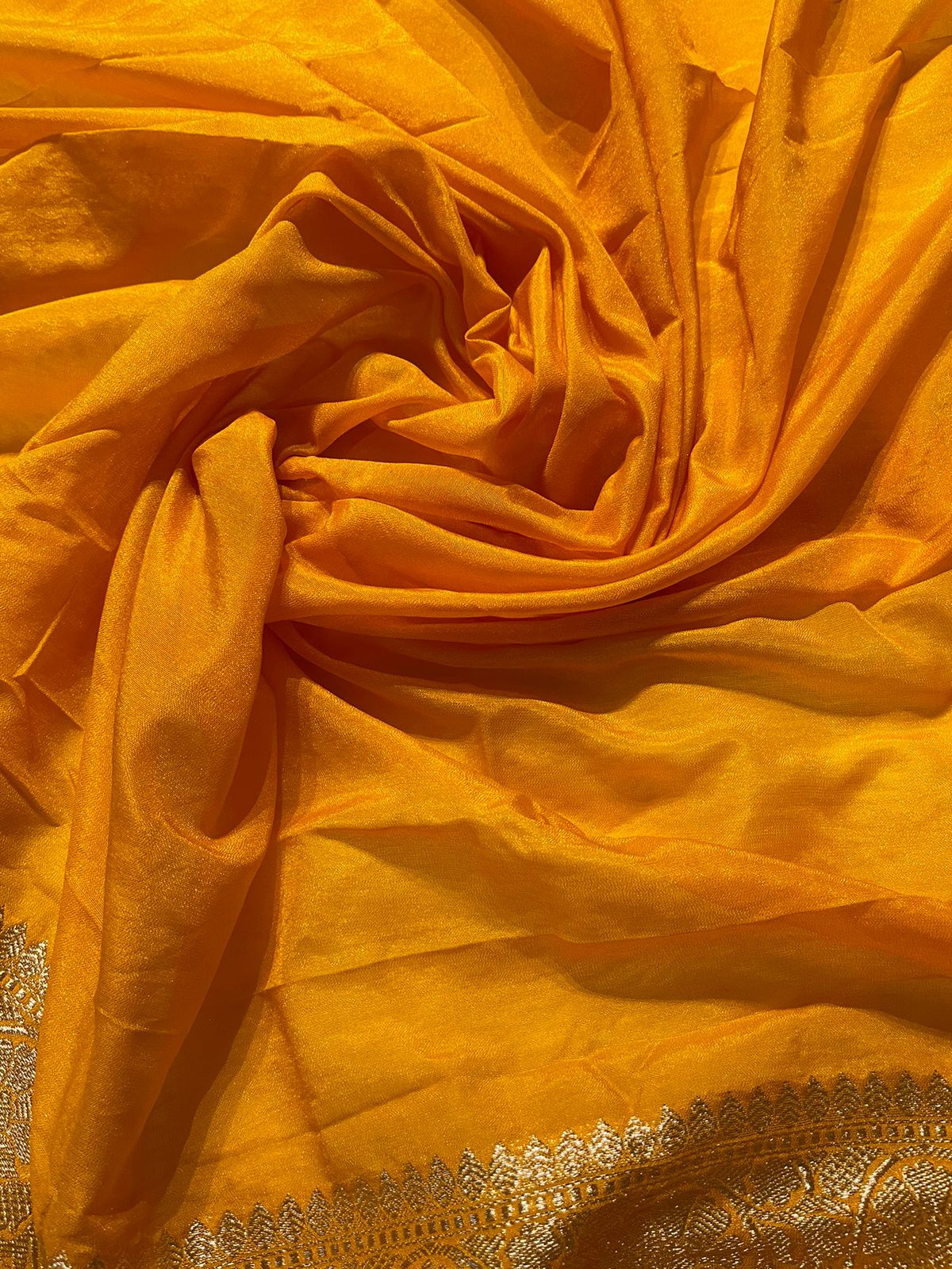 ROOP-DARKYELLOW SAREE - Image 6