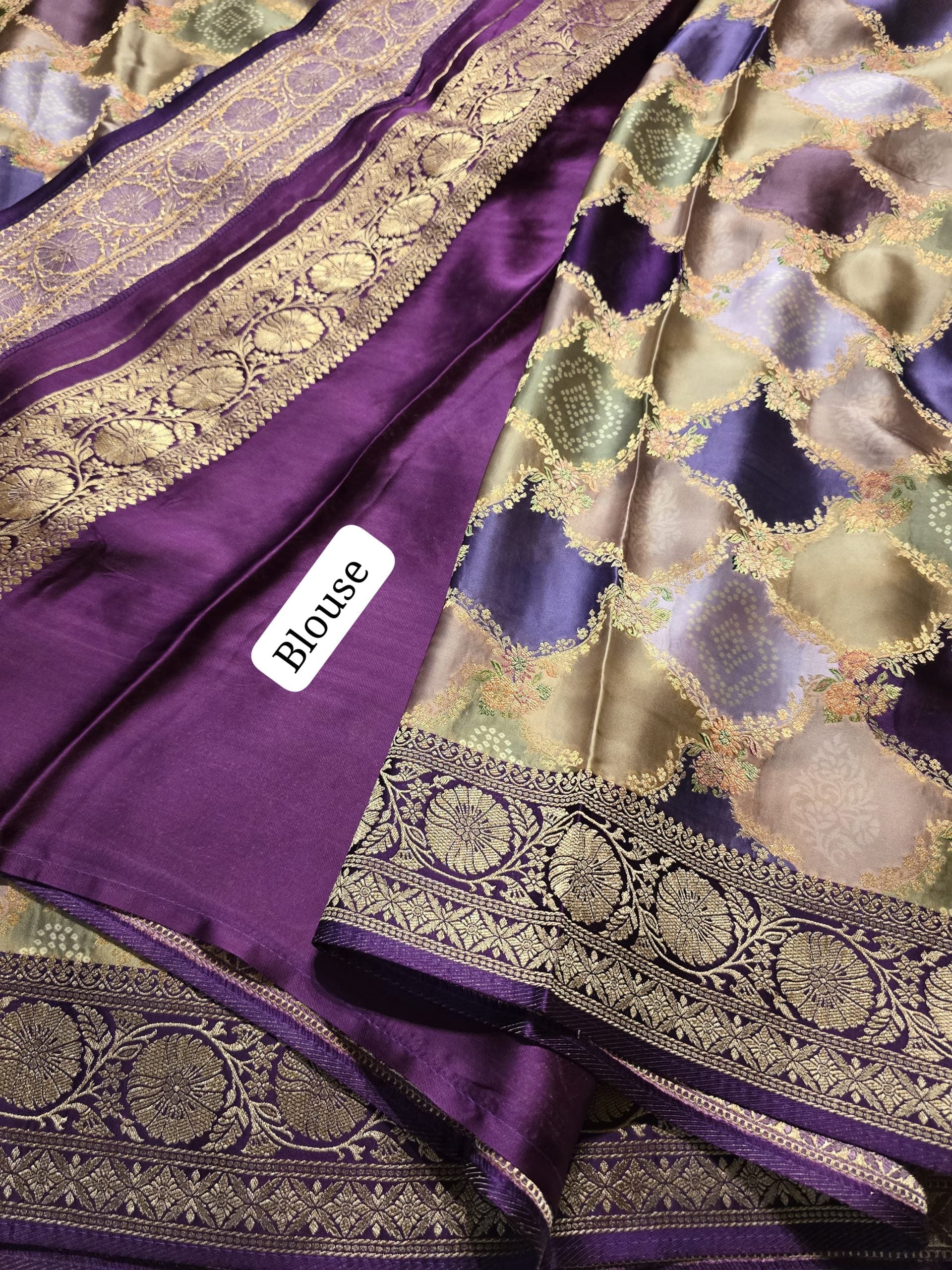 SHADES OF LOVE-PURPLE SAREE - Image 6