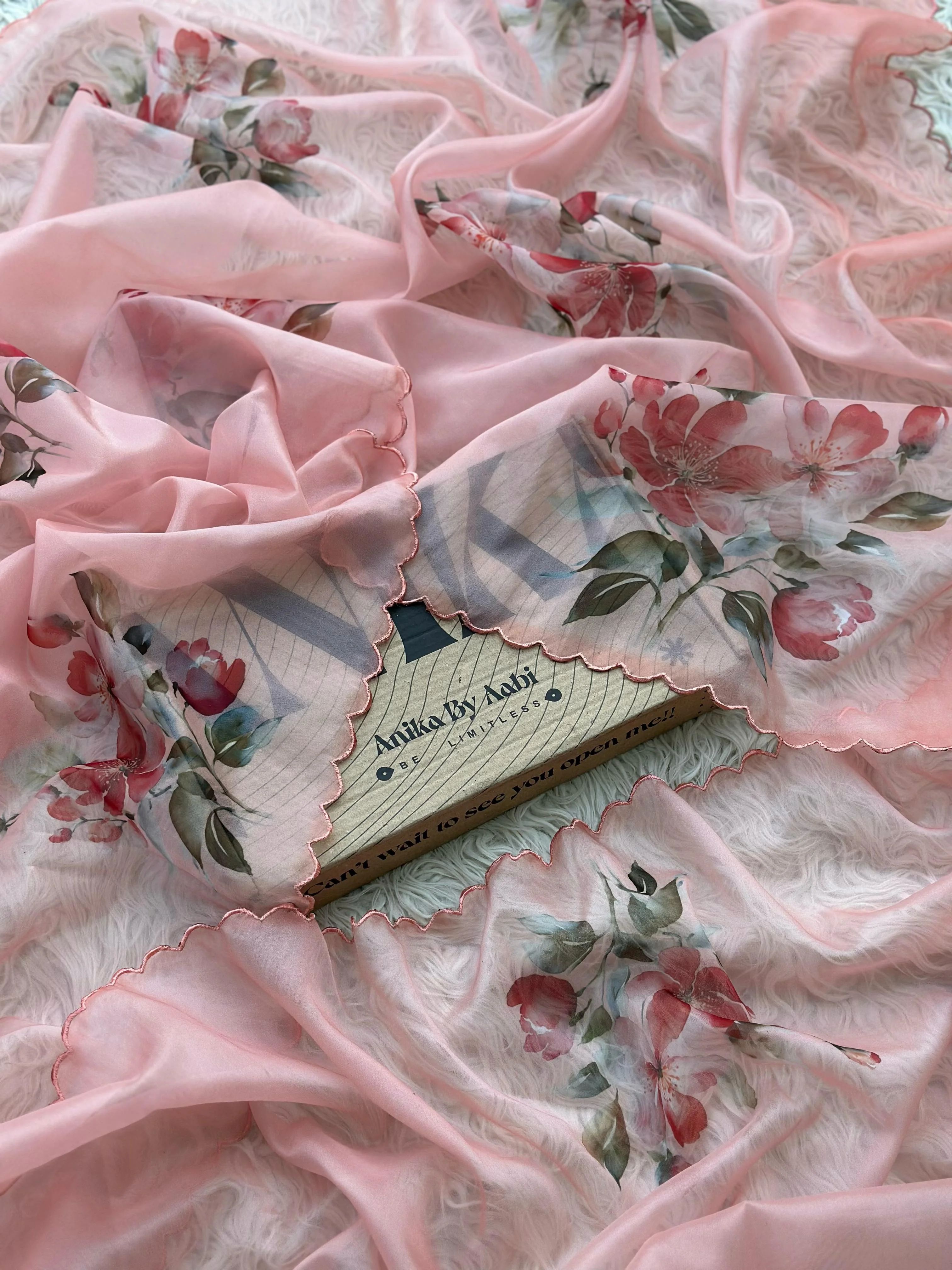 SITARA -PINKPEACH SAREE - Image 3