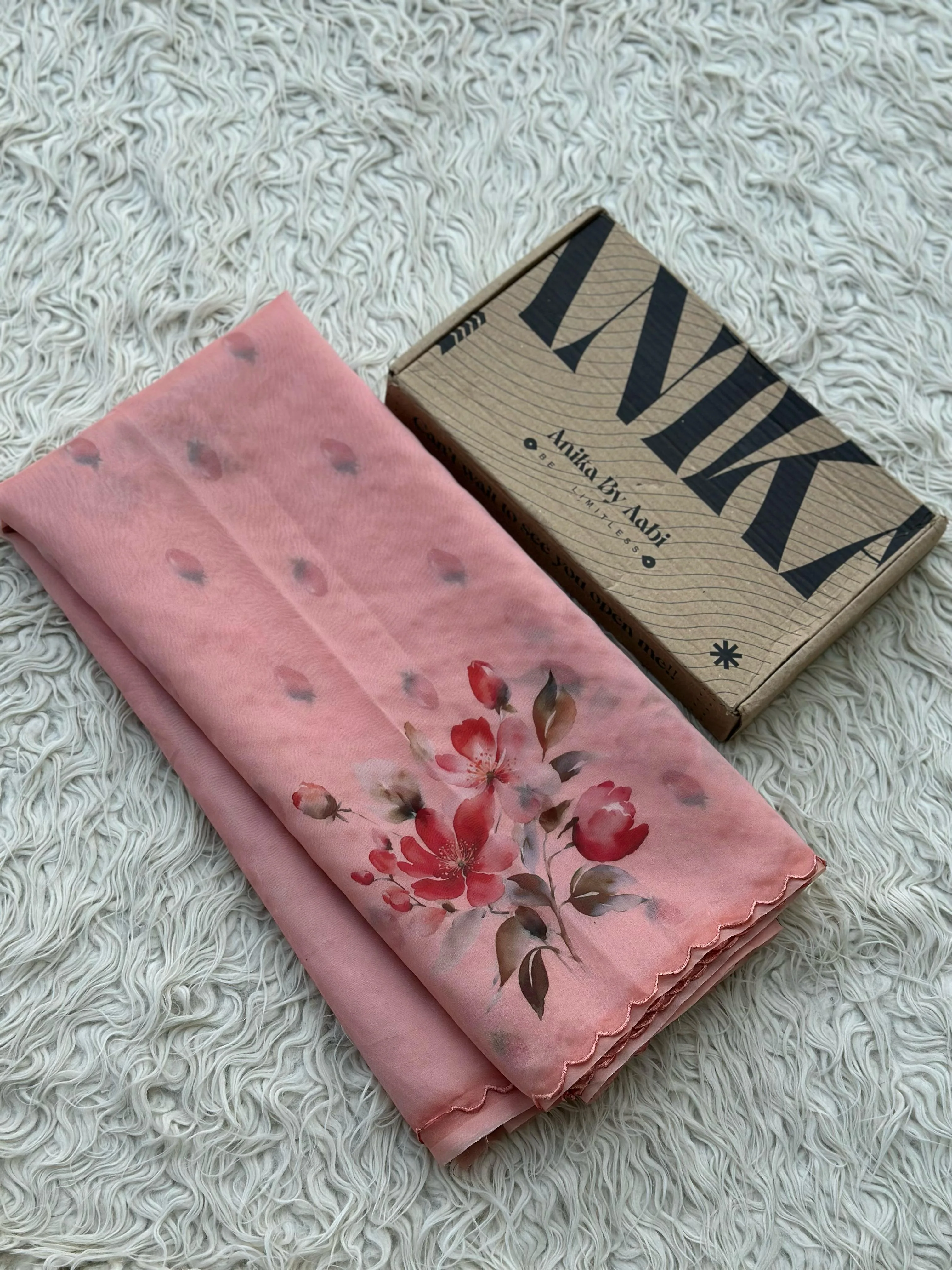 SITARA -PINKPEACH SAREE - Image 5