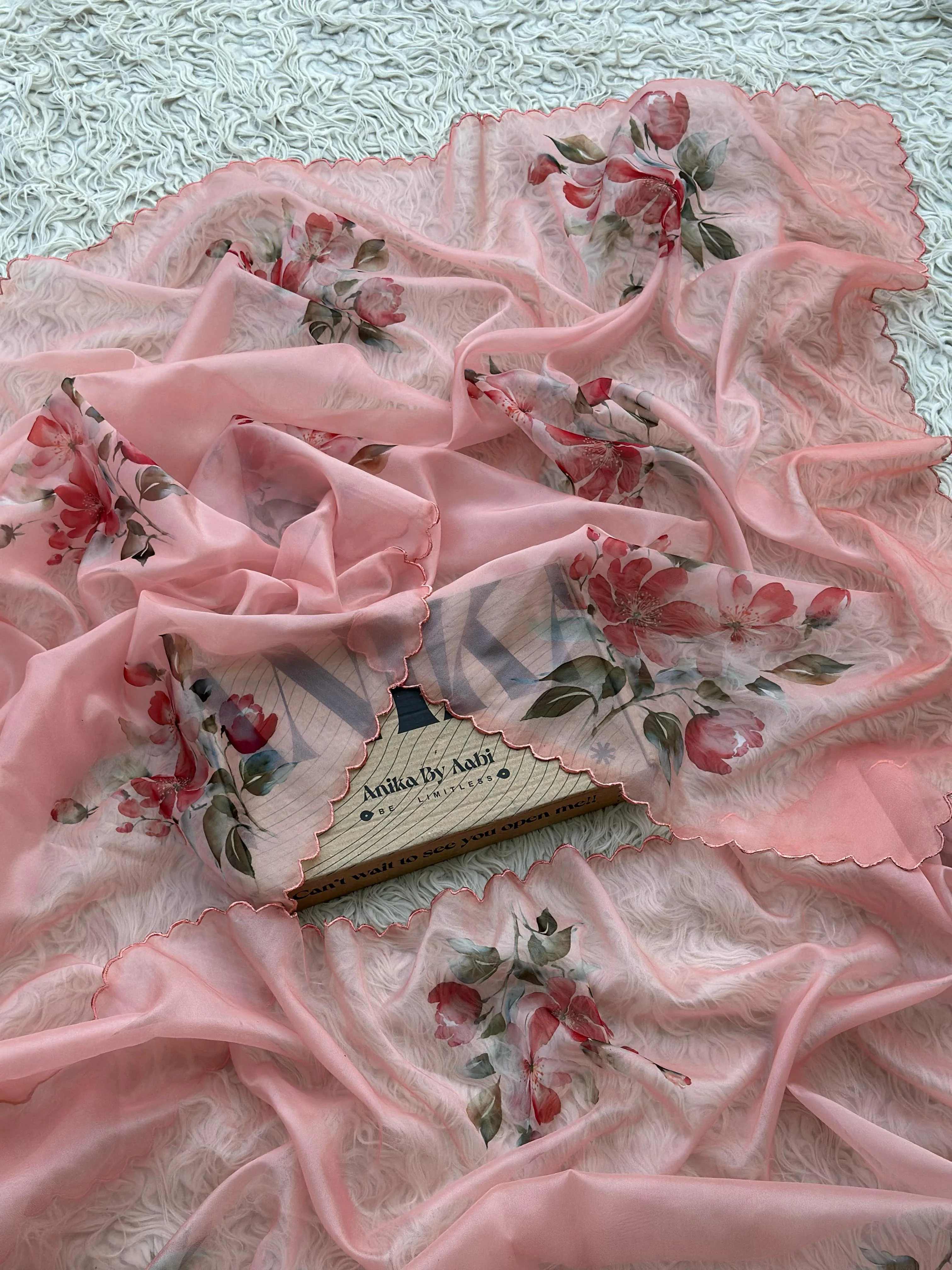 SITARA -PINKPEACH SAREE - Image 6