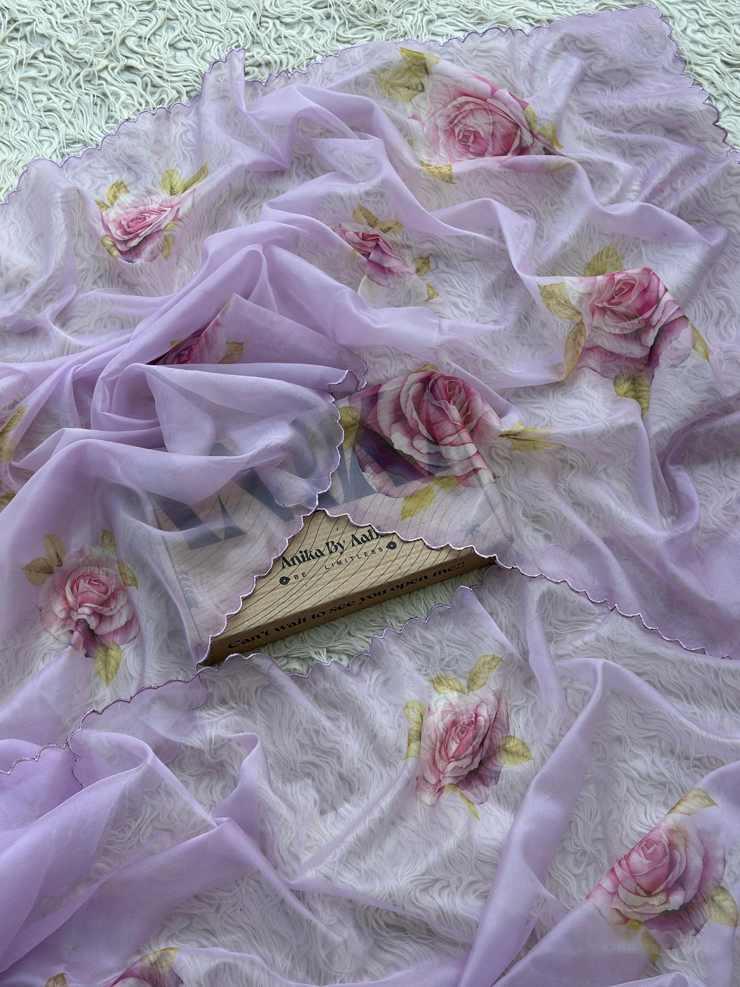 SITARA -LAVENDER SAREE - Image 3