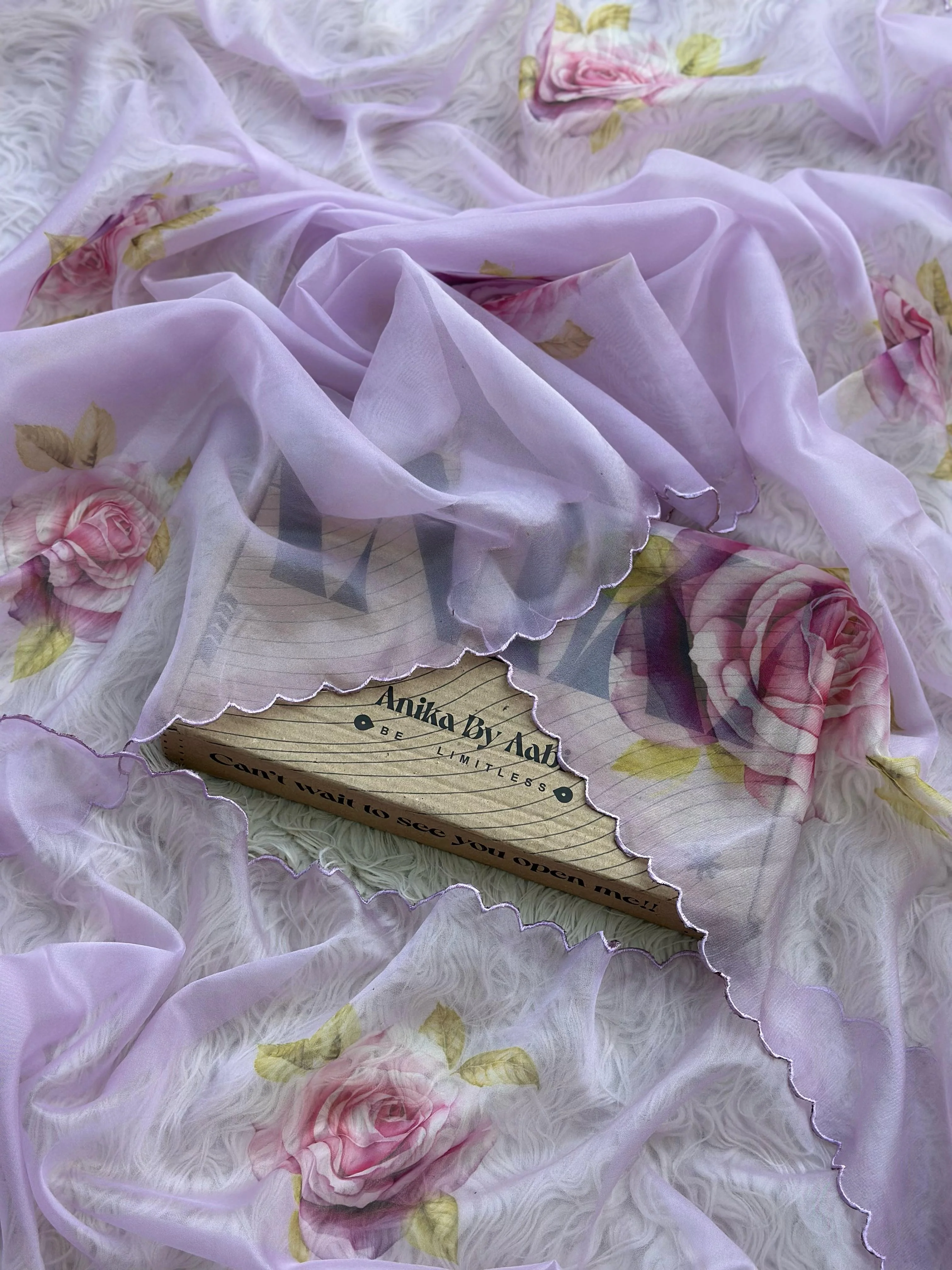 SITARA -LAVENDER SAREE - Image 4