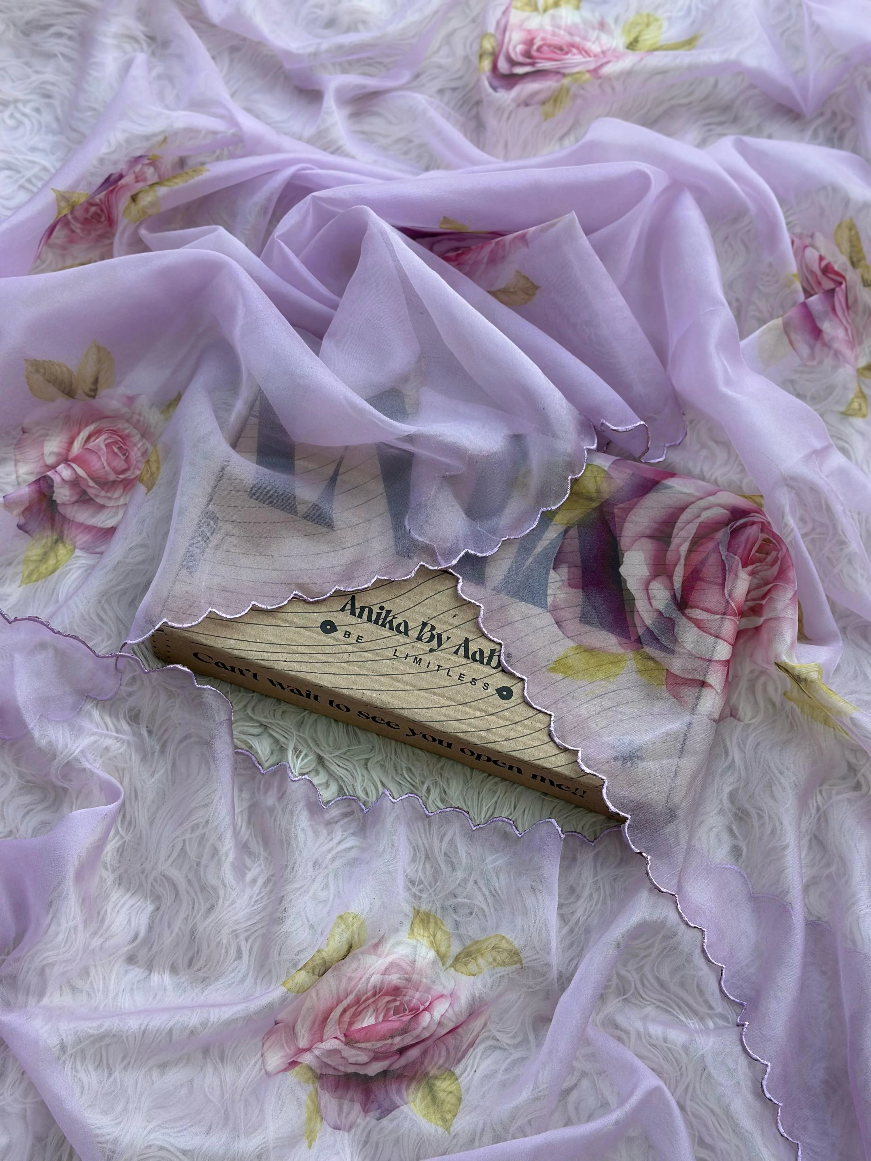SITARA -LAVENDER SAREE - Image 7